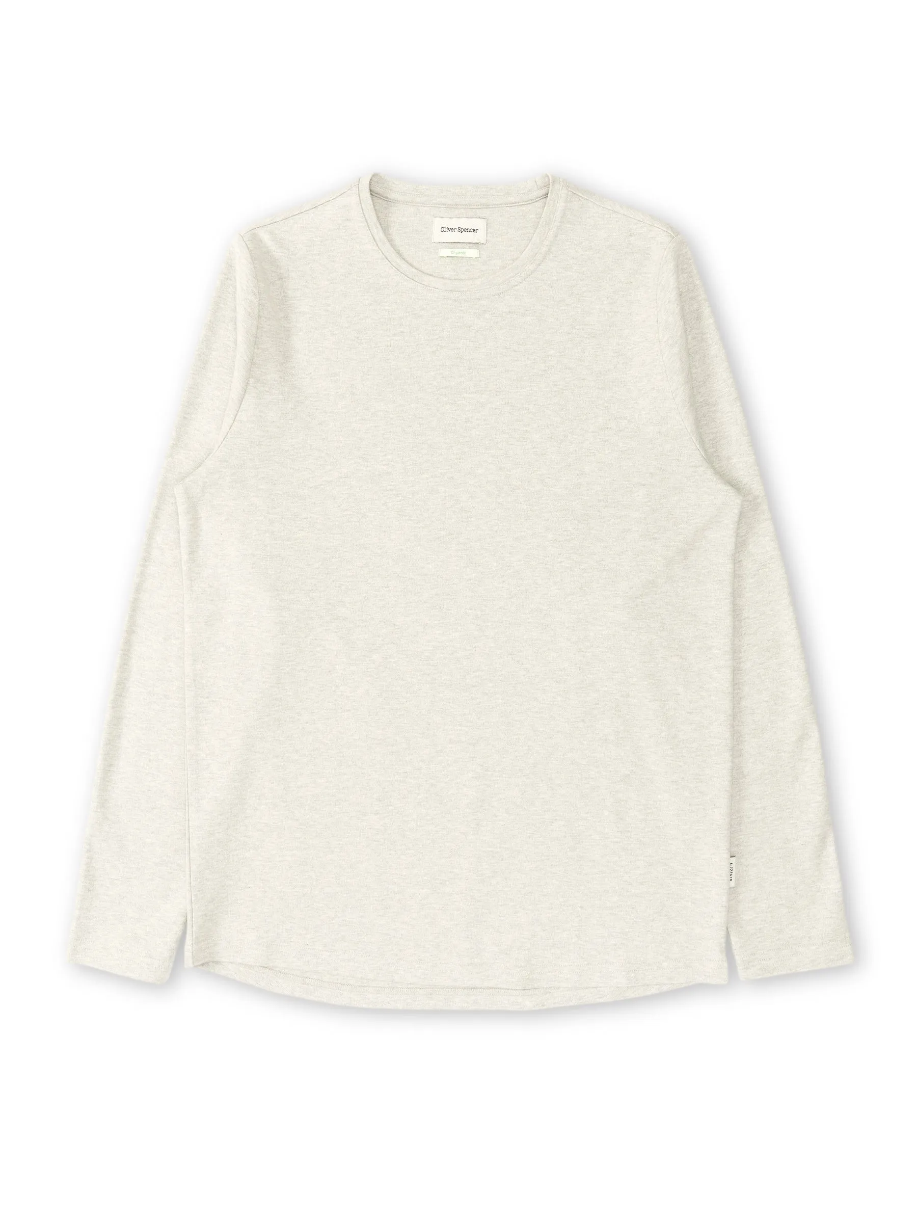 Heavy Long Sleeve Plain T-Shirt Tavistock Grey sold by Oliver Spencer