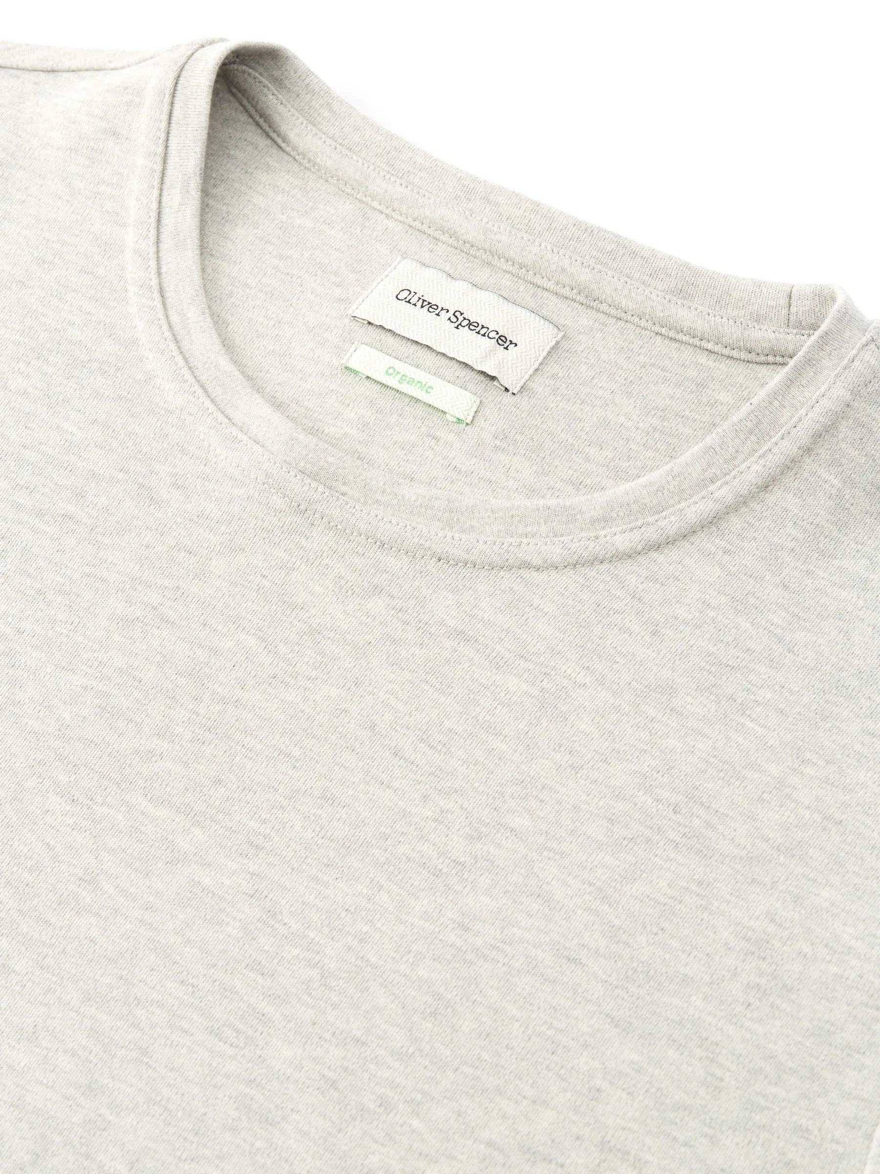 Heavy Long Sleeve Plain T-Shirt Tavistock Grey sold by Oliver Spencer product image thumbnail 3