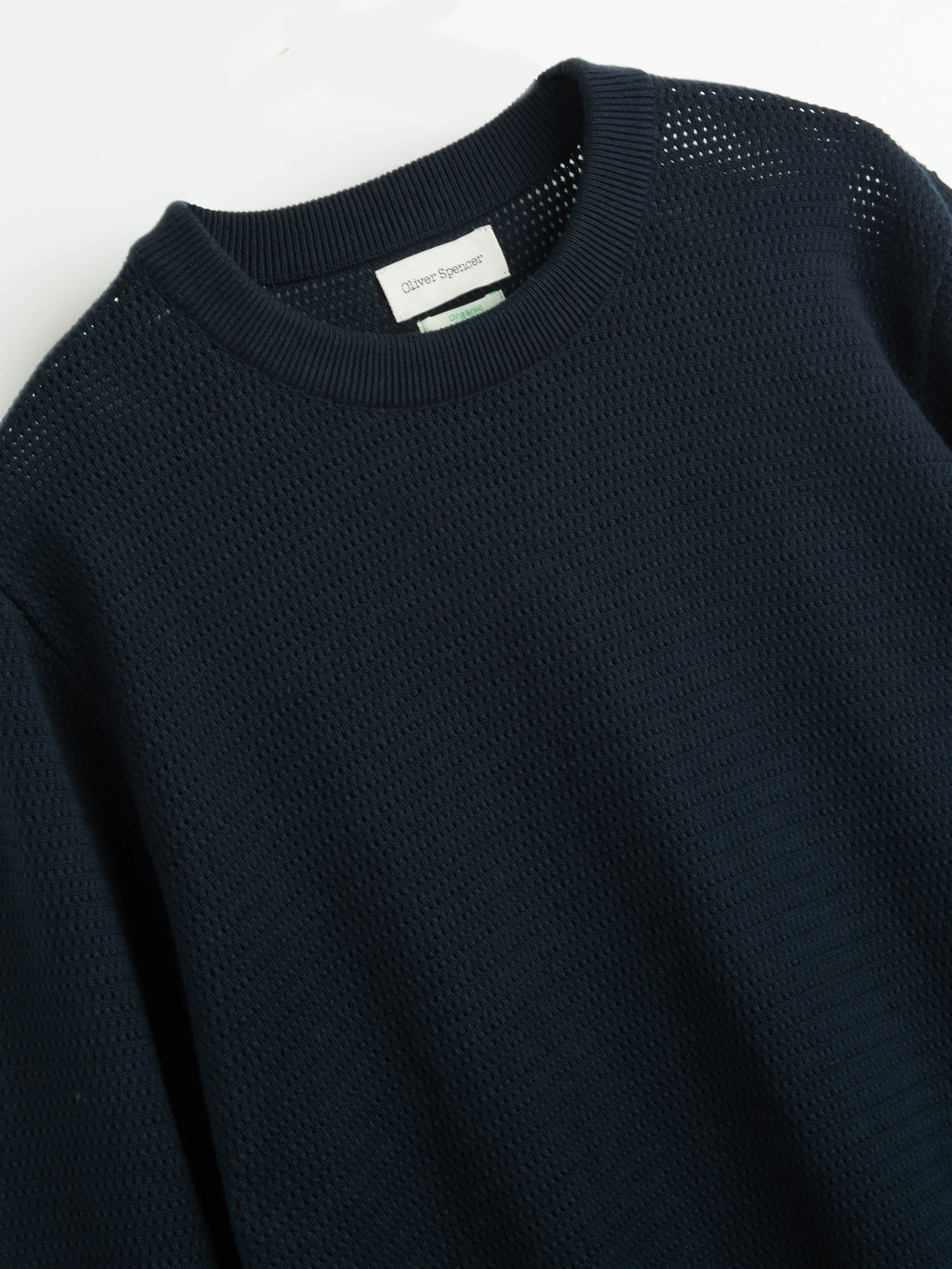 Blenheim Jumper Nicholson Navy sold by Oliver Spencer product image thumbnail 4