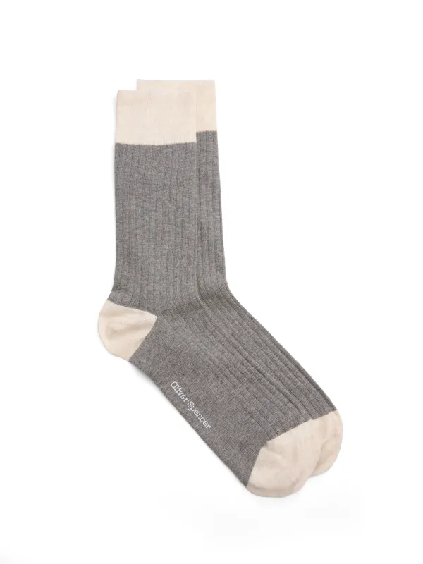 Miller Socks Bridge Grey sold by Oliver Spencer