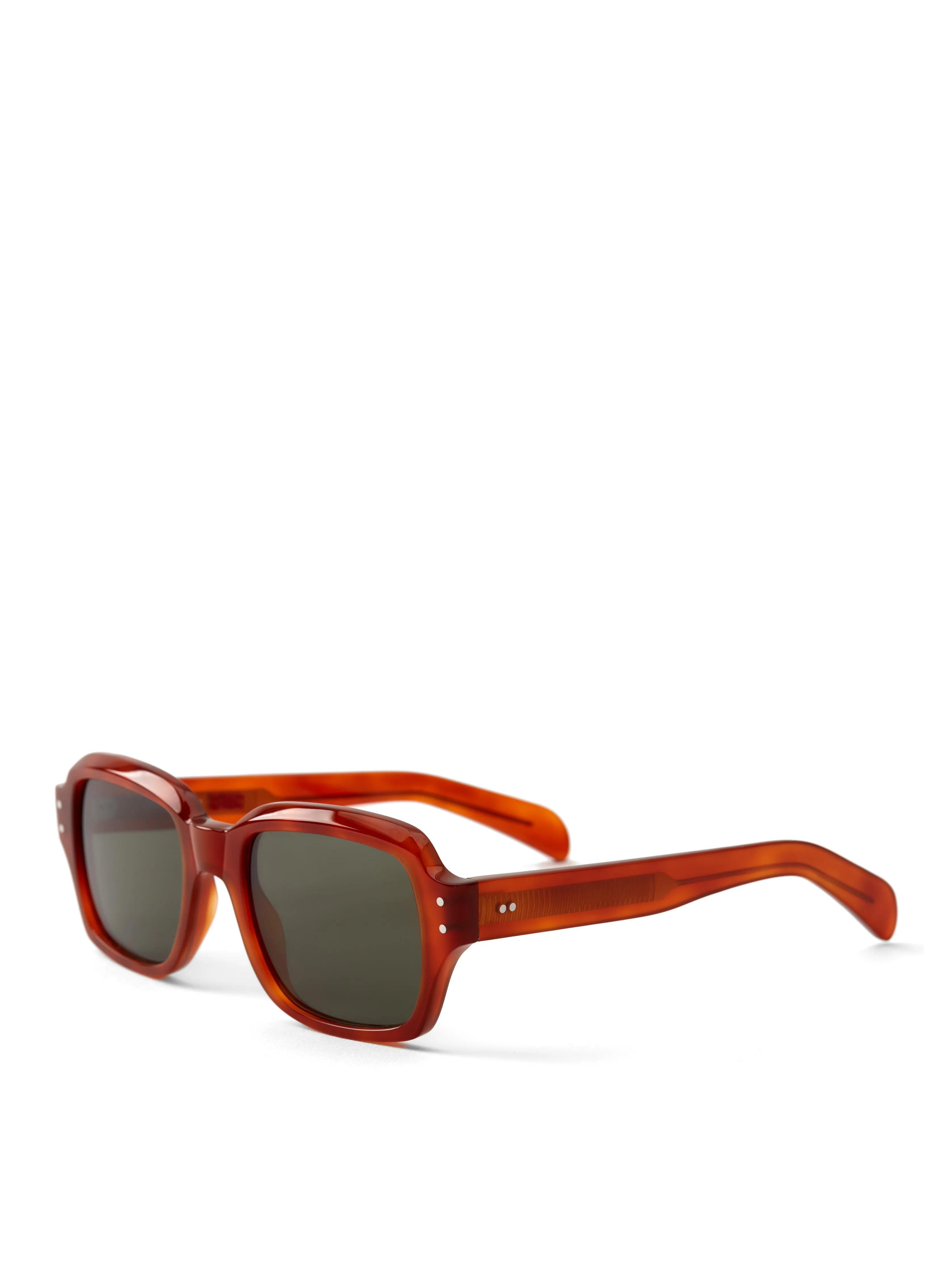 Cubitts x Oliver Spencer Conduit Sunglasses Amber Tortoiseshell sold by Oliver Spencer product image thumbnail 2