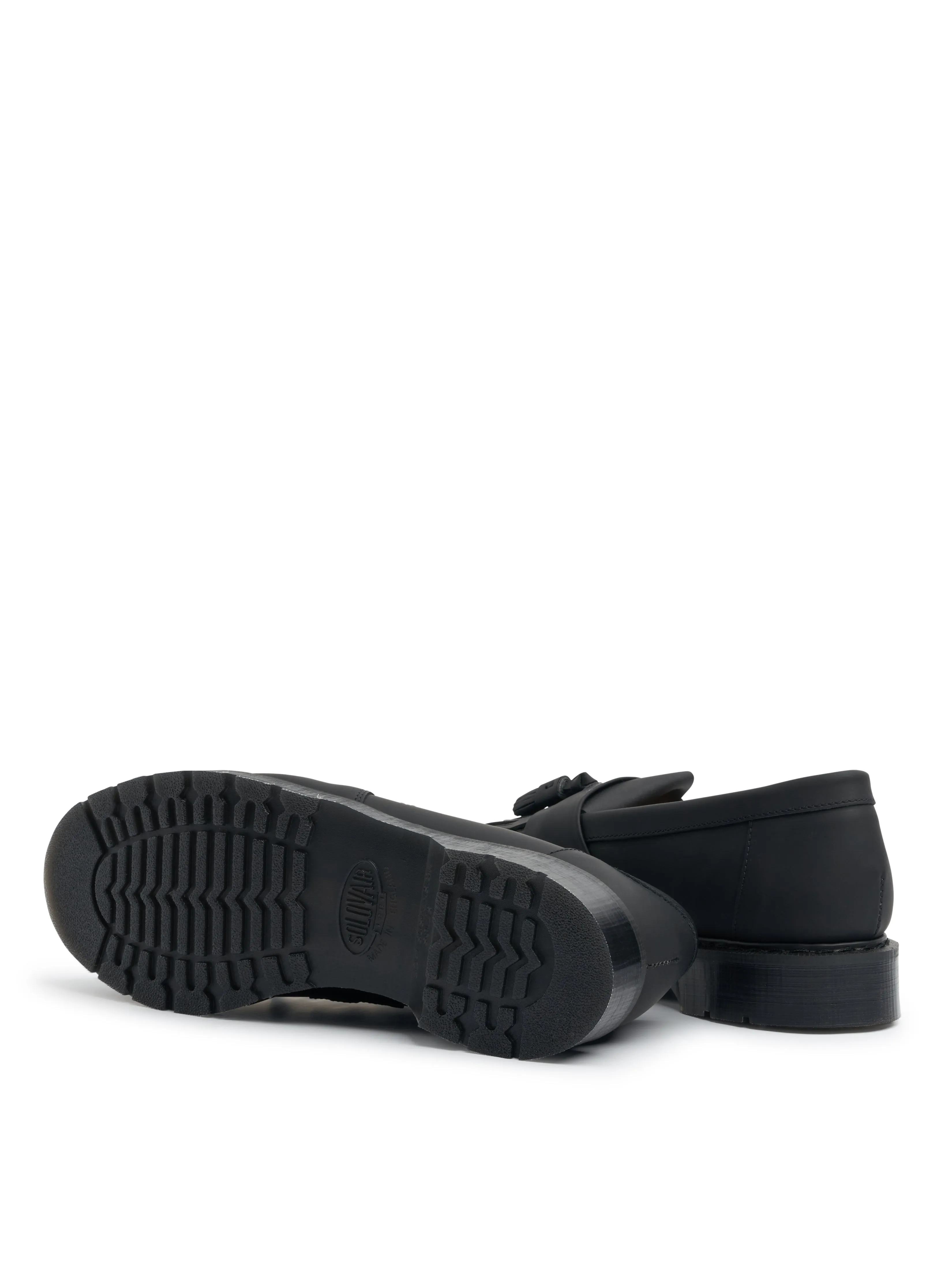Solovair x Oliver Spencer Black Greasy Leather Tassel Loafer sold by Oliver Spencer product image thumbnail 5