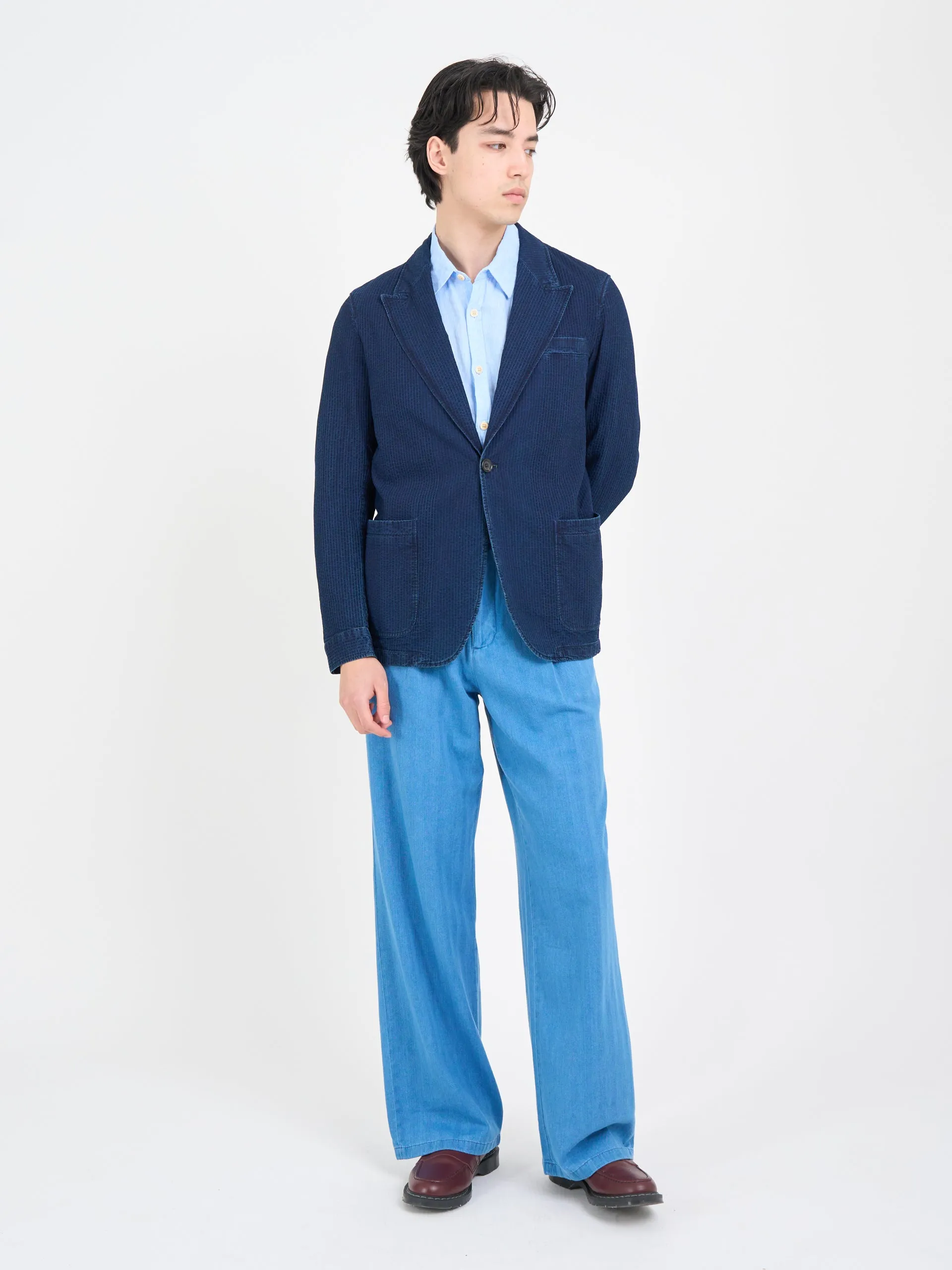 Laurel Jacket Waterford Indigo sold by Oliver Spencer product image thumbnail 2