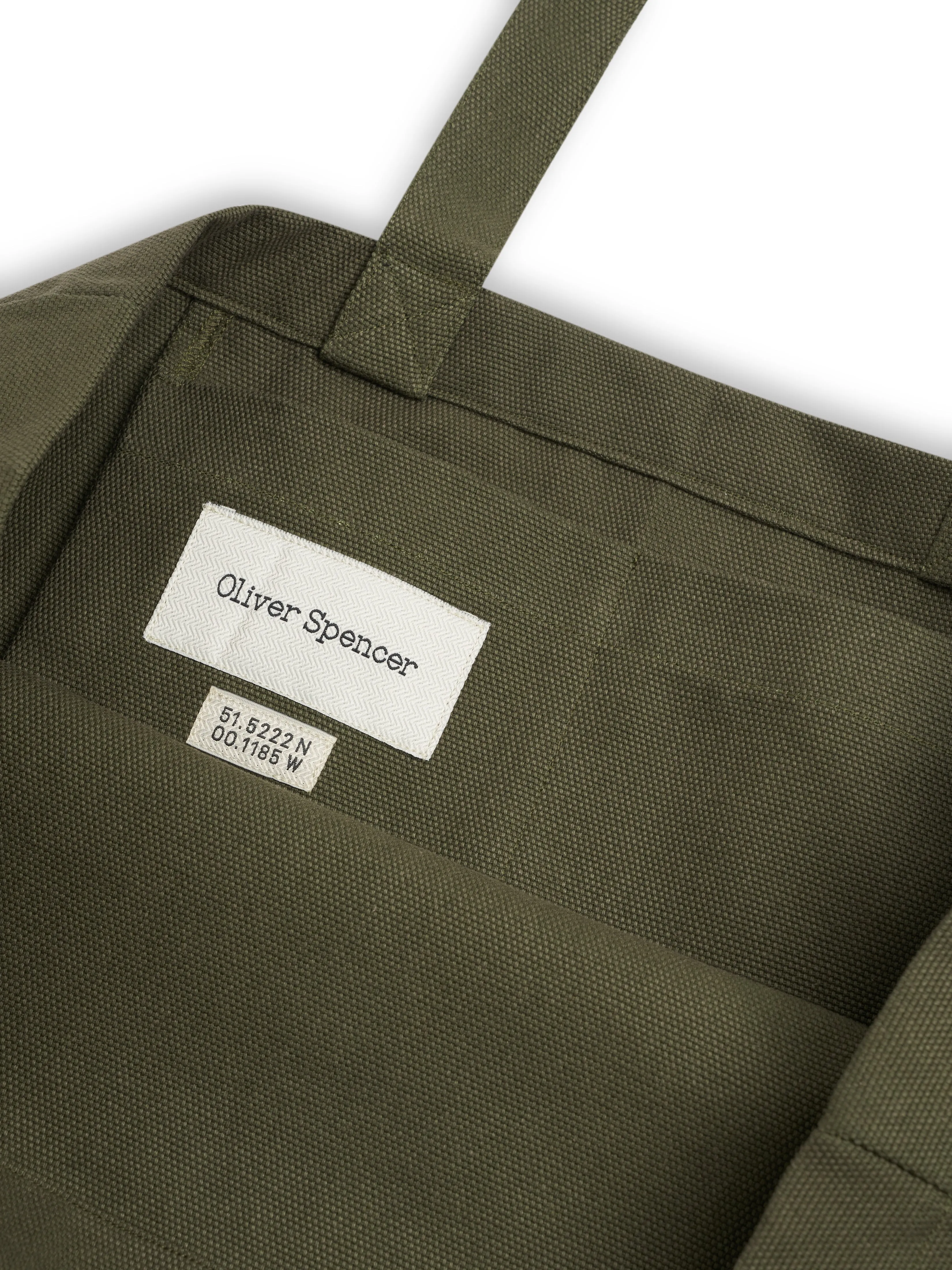 Day Tote Bag Rhodes Green sold by Oliver Spencer product image thumbnail 3
