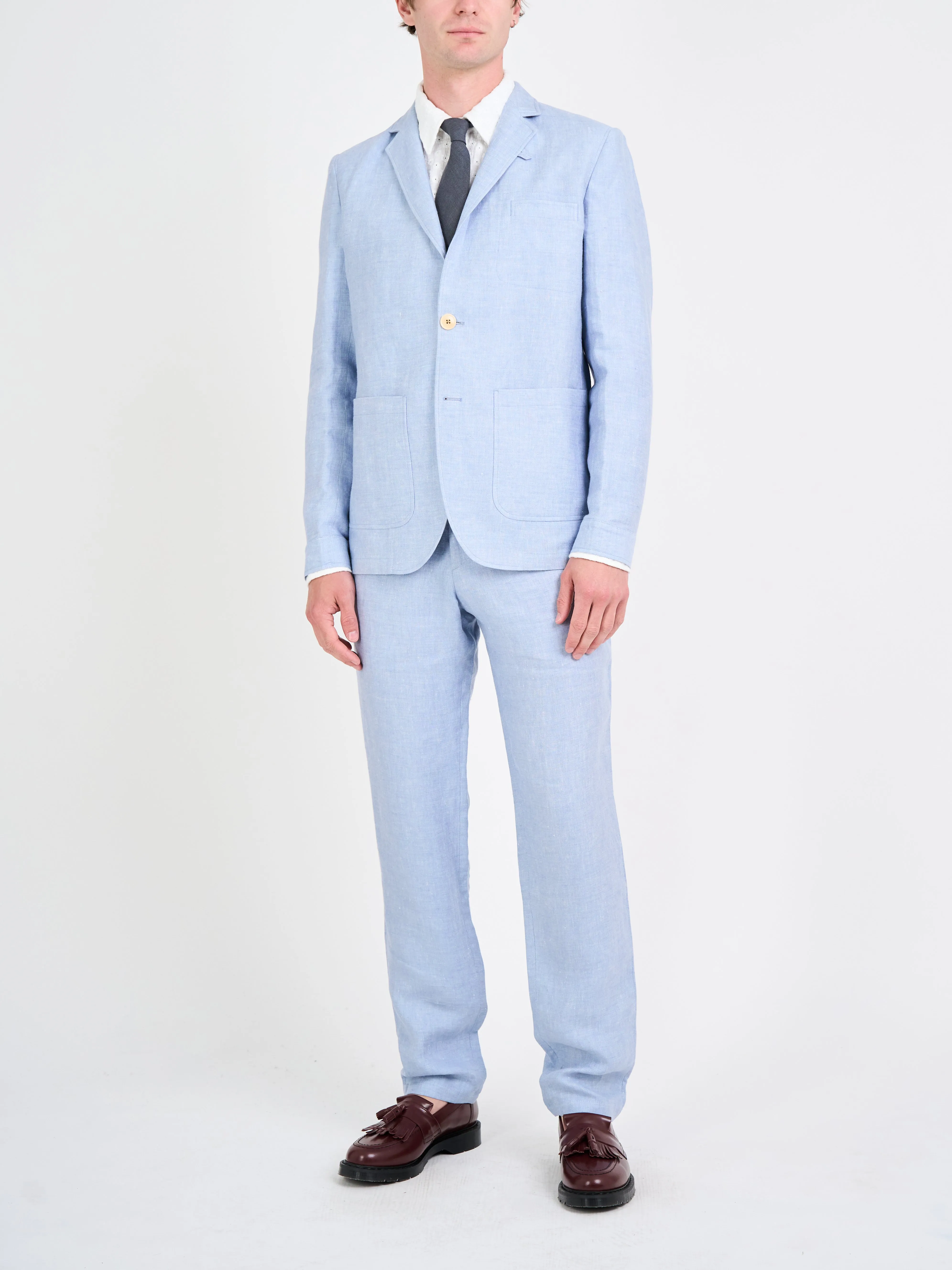 Theobald Jacket Drescher Blue sold by Oliver Spencer product image thumbnail 2