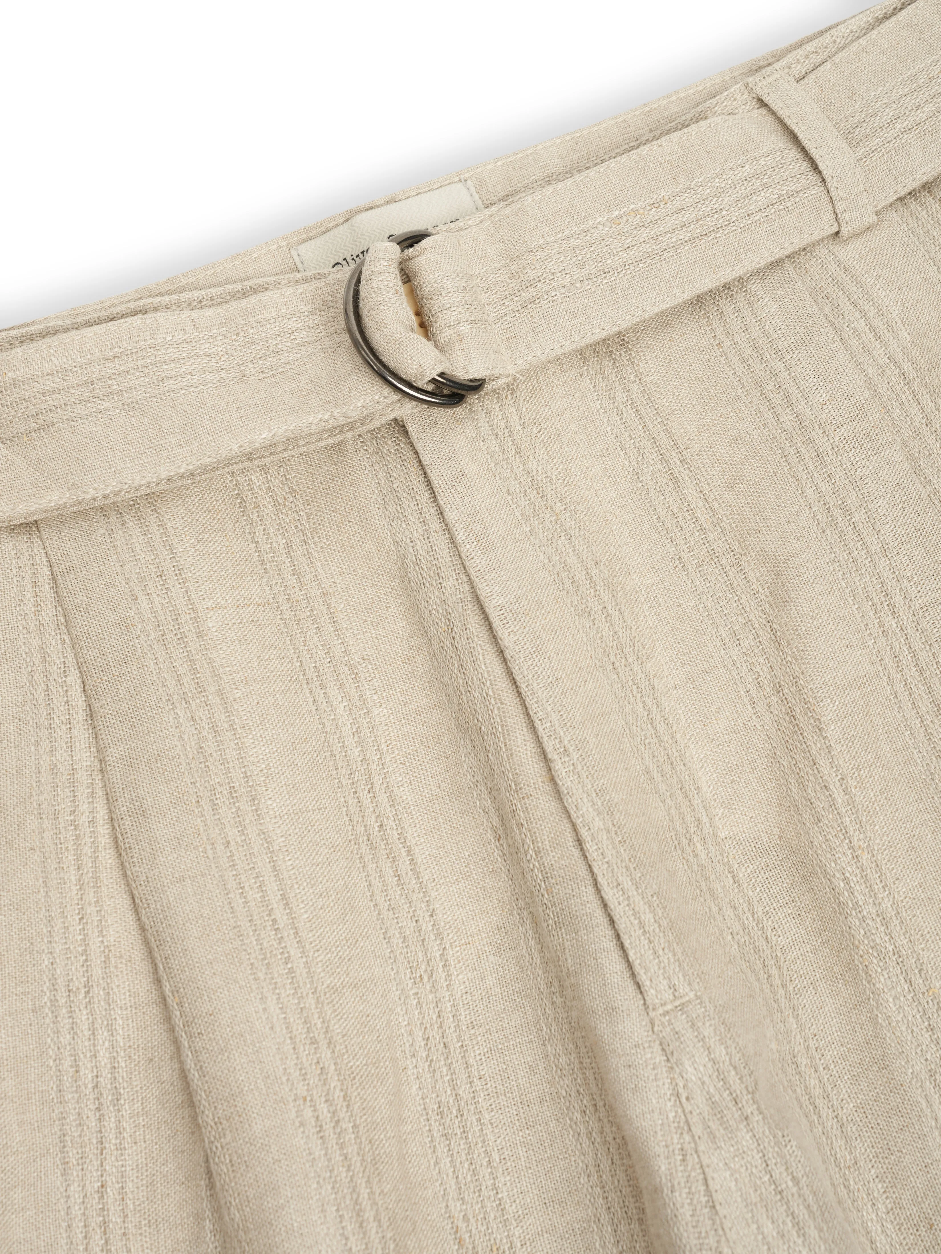 Belted Trousers Arnold Sand sold by Oliver Spencer product image thumbnail 5