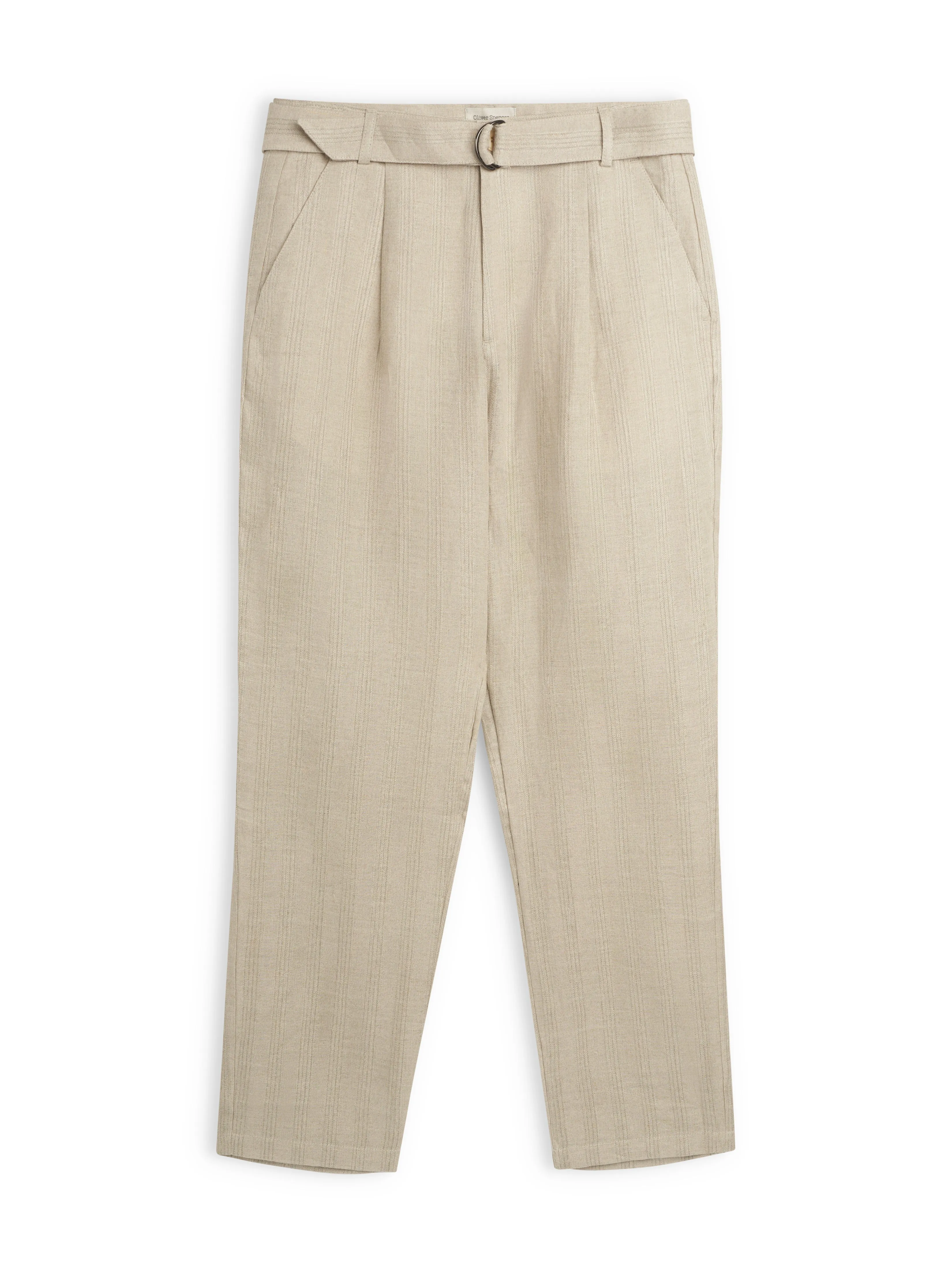 Belted Trousers Arnold Sand sold by Oliver Spencer