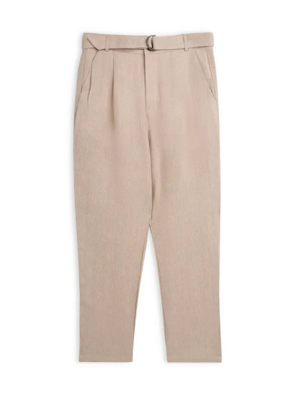 Belted Trousers Southwell Pink sold by Oliver Spencer
