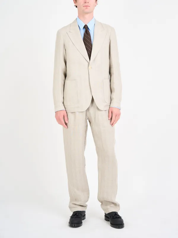 Arnold Sand Laurel Suit sold by Oliver Spencer