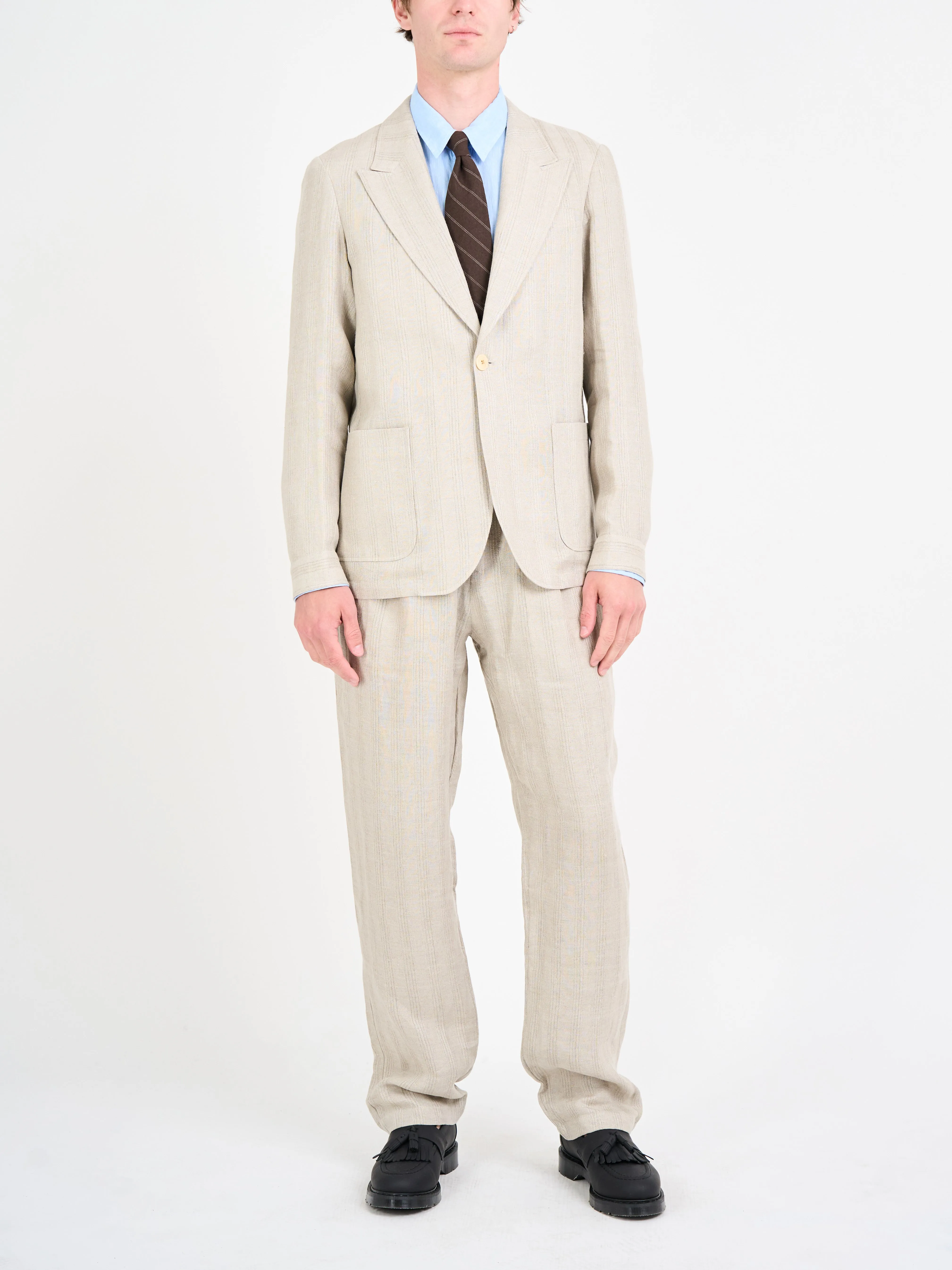 Arnold Sand Laurel Suit sold by Oliver Spencer