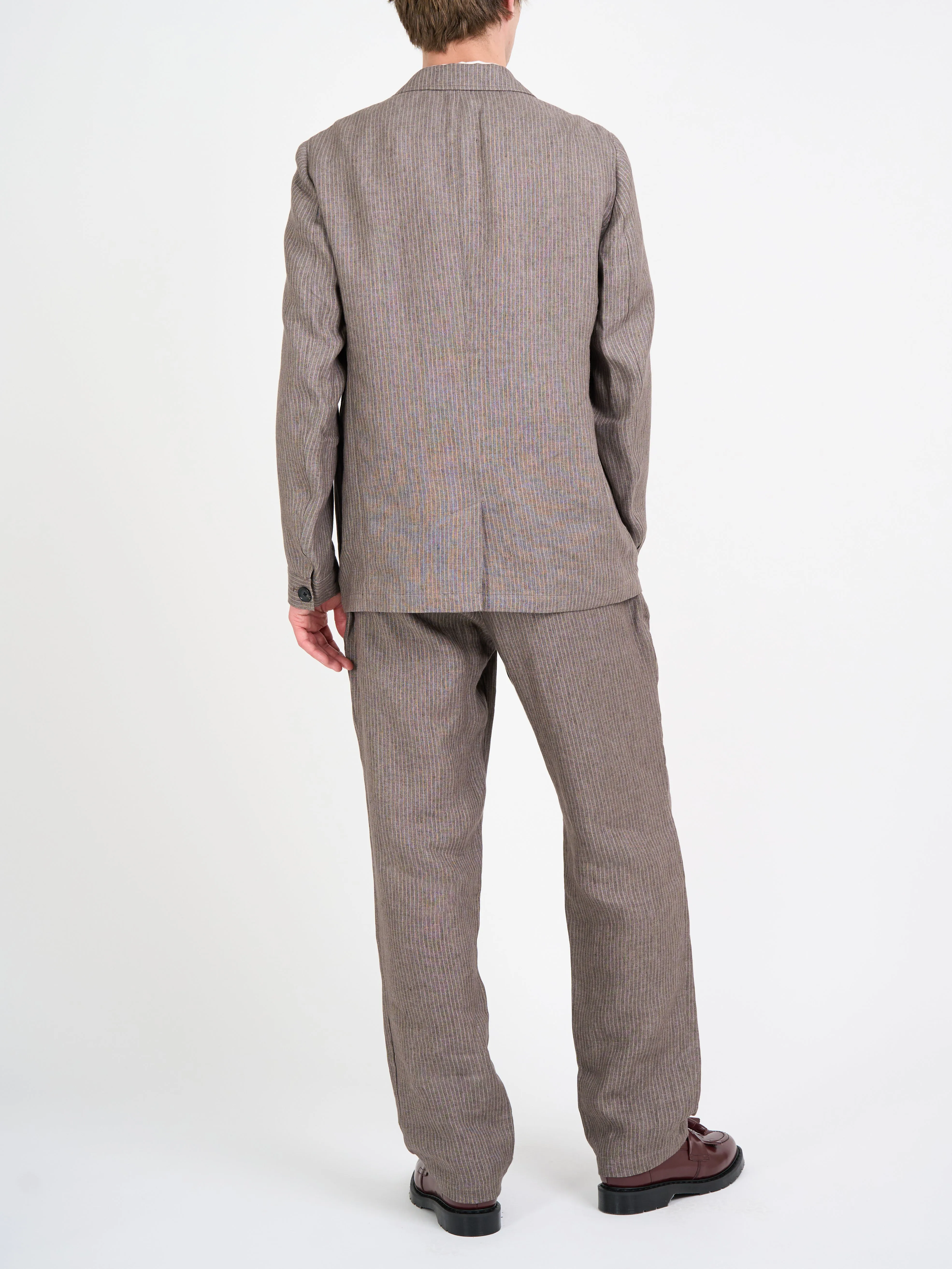 Wilkins Brown/Pink Laurel Suit sold by Oliver Spencer product image thumbnail 2