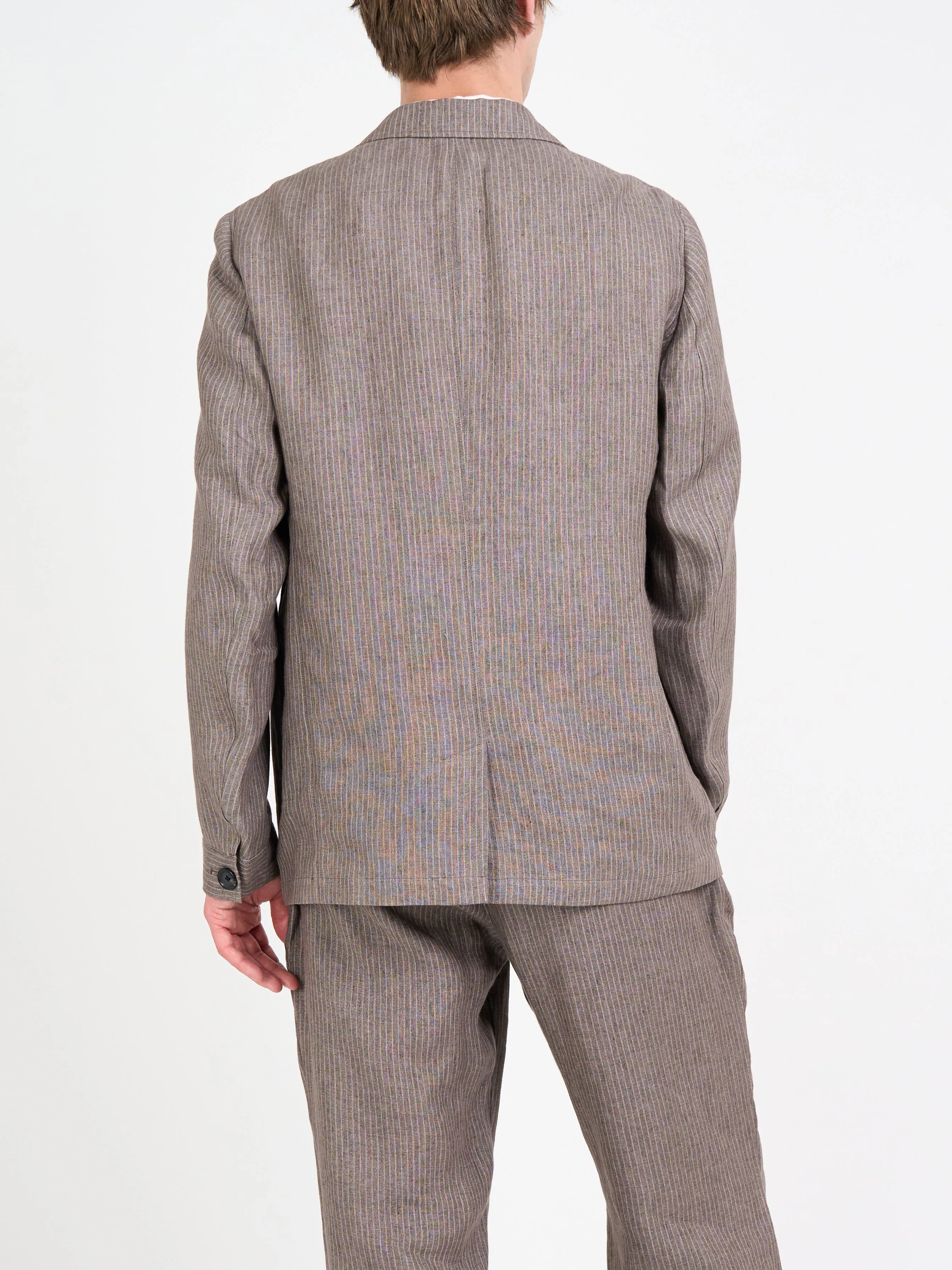 Wilkins Brown/Pink Laurel Suit sold by Oliver Spencer product image thumbnail 4