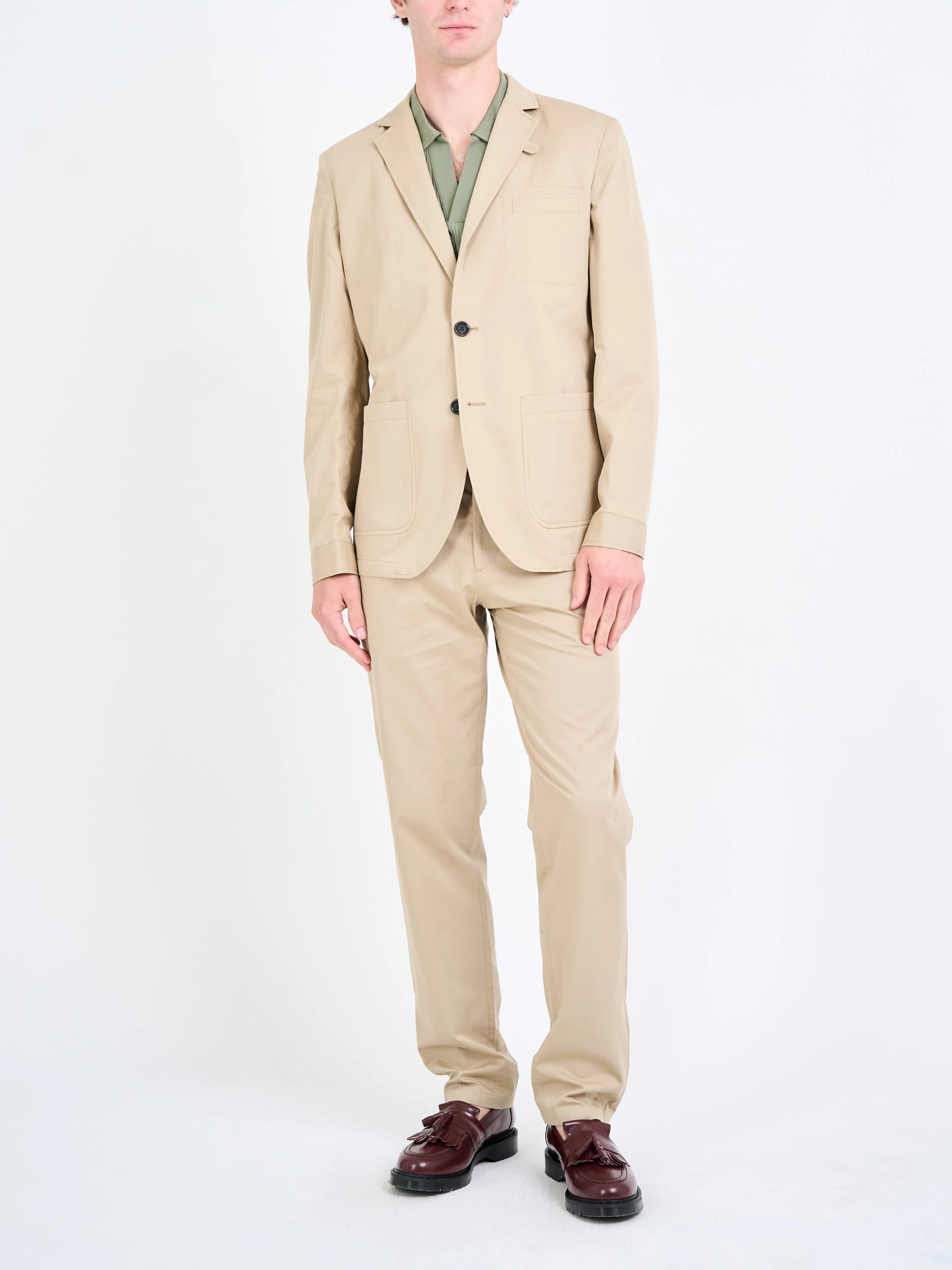 Ashdown Beige Theobald Suit sold by Oliver Spencer