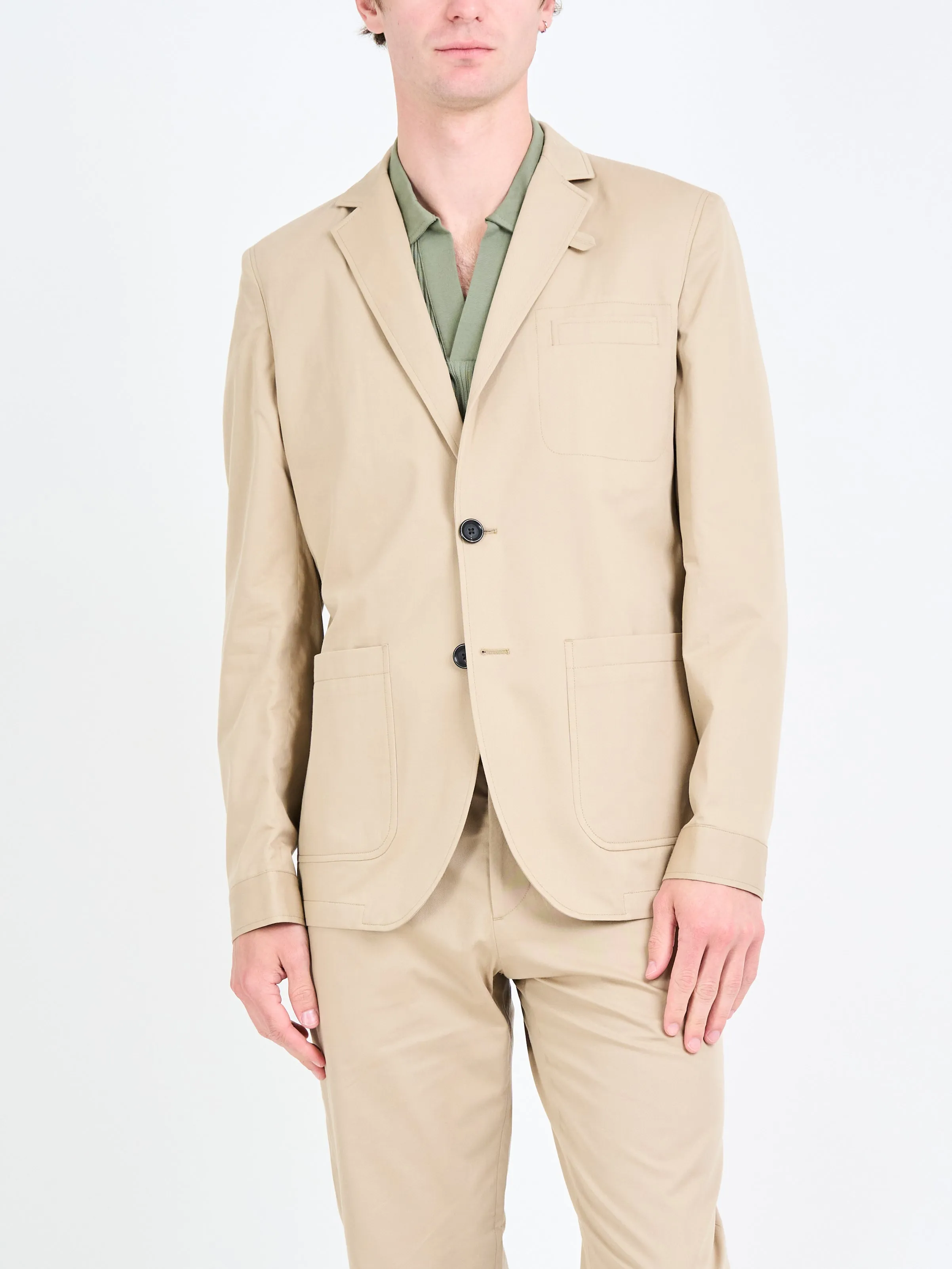 Ashdown Beige Theobald Suit sold by Oliver Spencer product image thumbnail 4