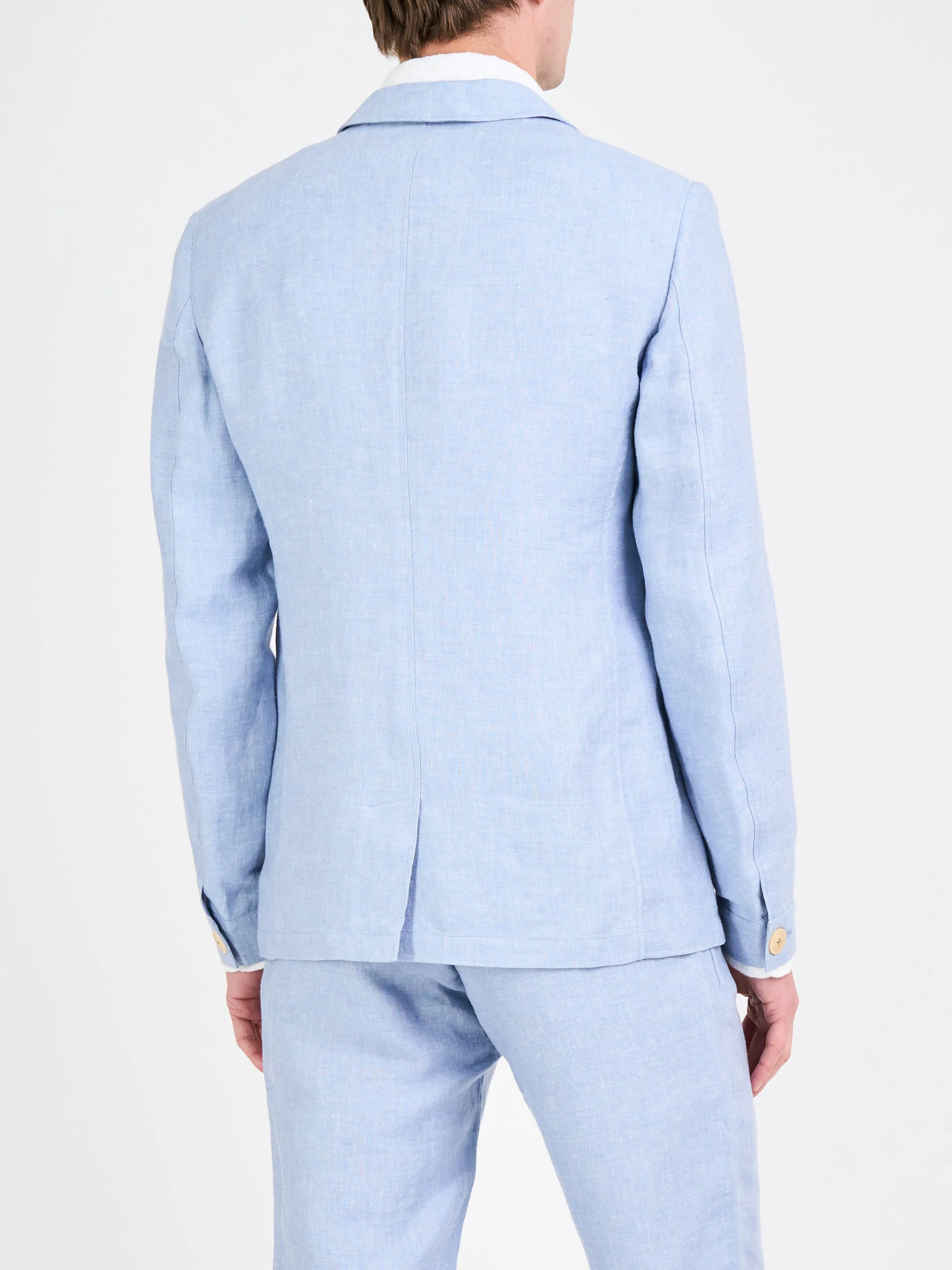 Drescher Blue Theobald Suit sold by Oliver Spencer product image thumbnail 5