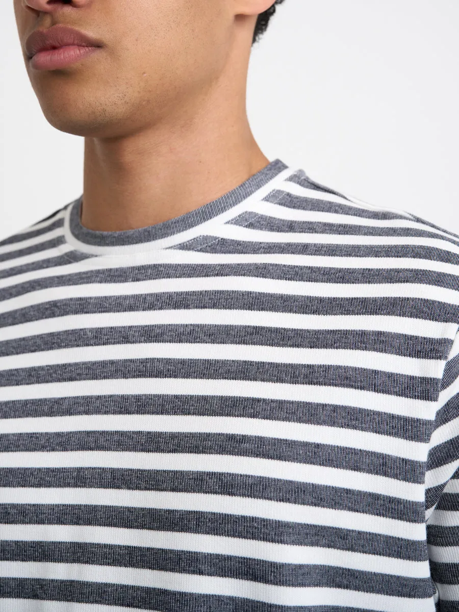 Box T-Shirt Holmes Cream/Midnight sold by Oliver Spencer product image thumbnail 3