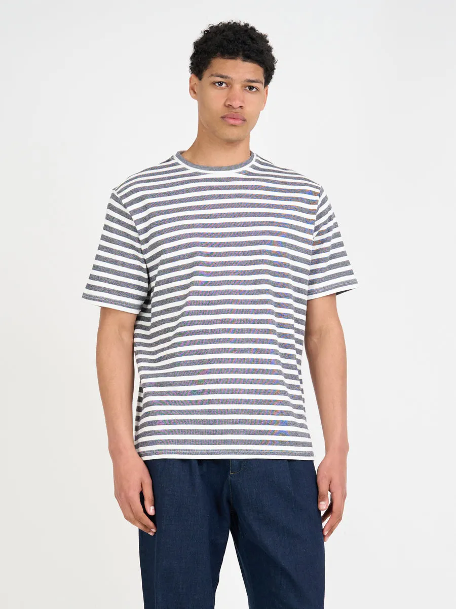 Box T-Shirt Holmes Cream/Midnight sold by Oliver Spencer product image thumbnail 4