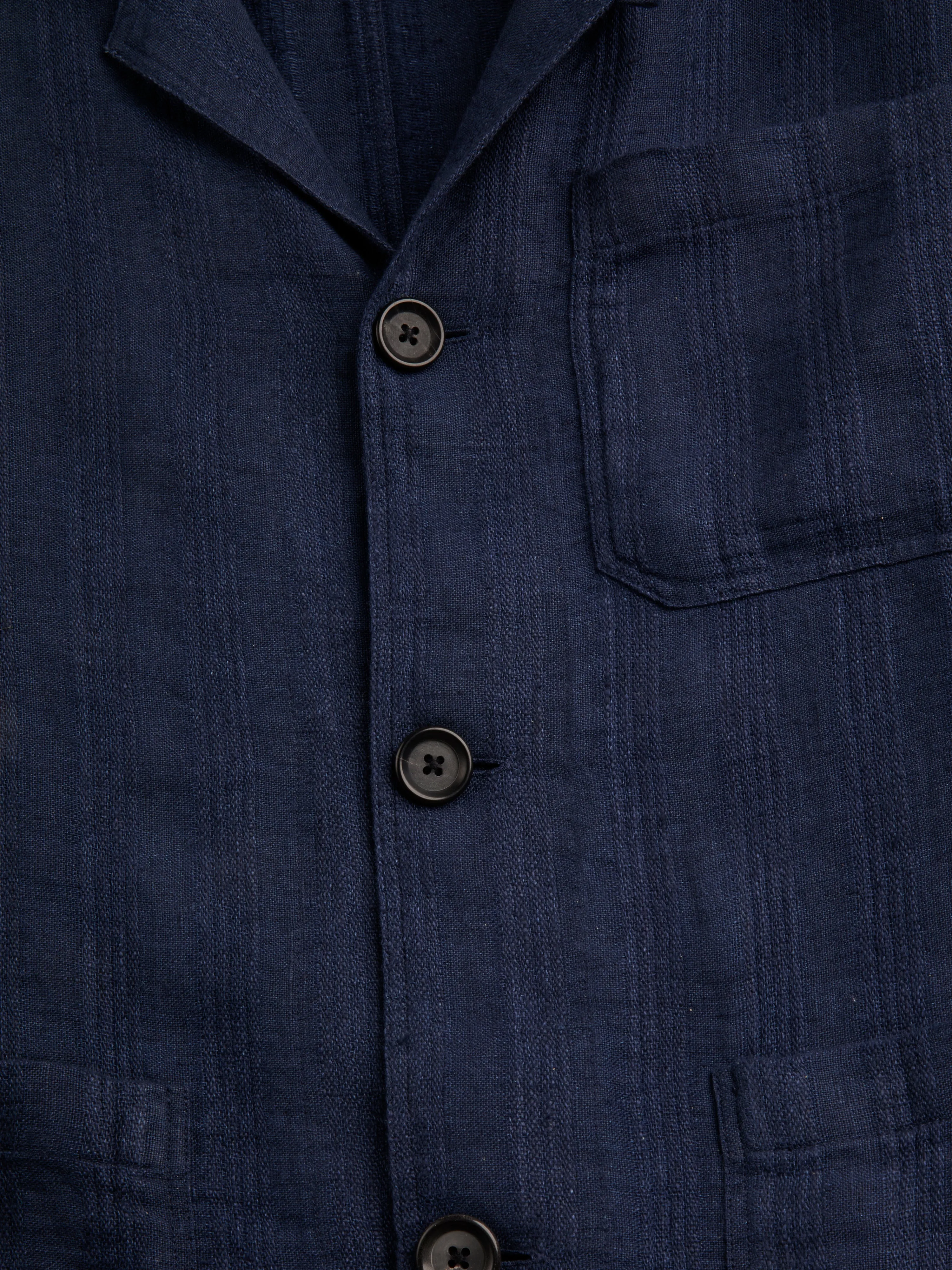 Bradwell Jacket Arnold Navy sold by Oliver Spencer product image thumbnail 4