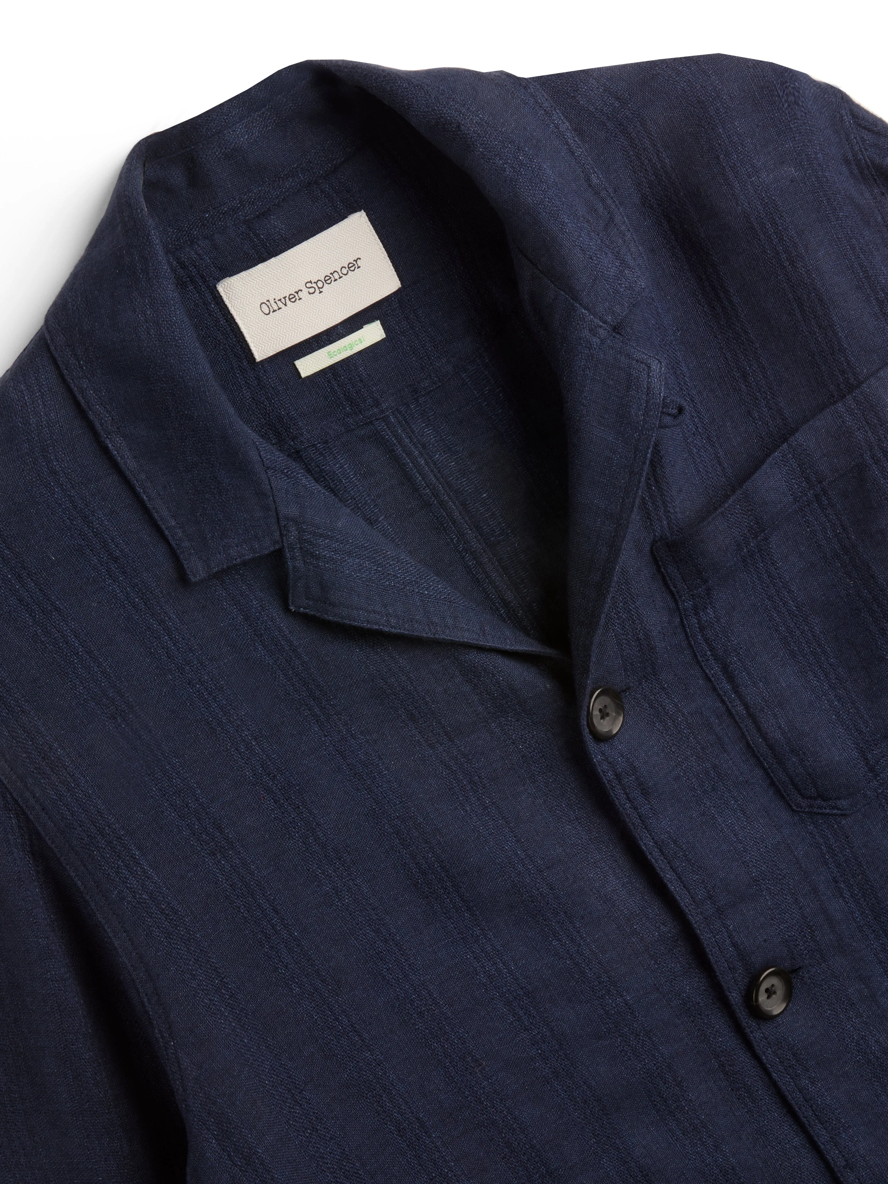 Bradwell Jacket Arnold Navy sold by Oliver Spencer product image thumbnail 2