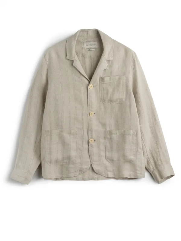 Bradwell Jacket Arnold Sand sold by Oliver Spencer