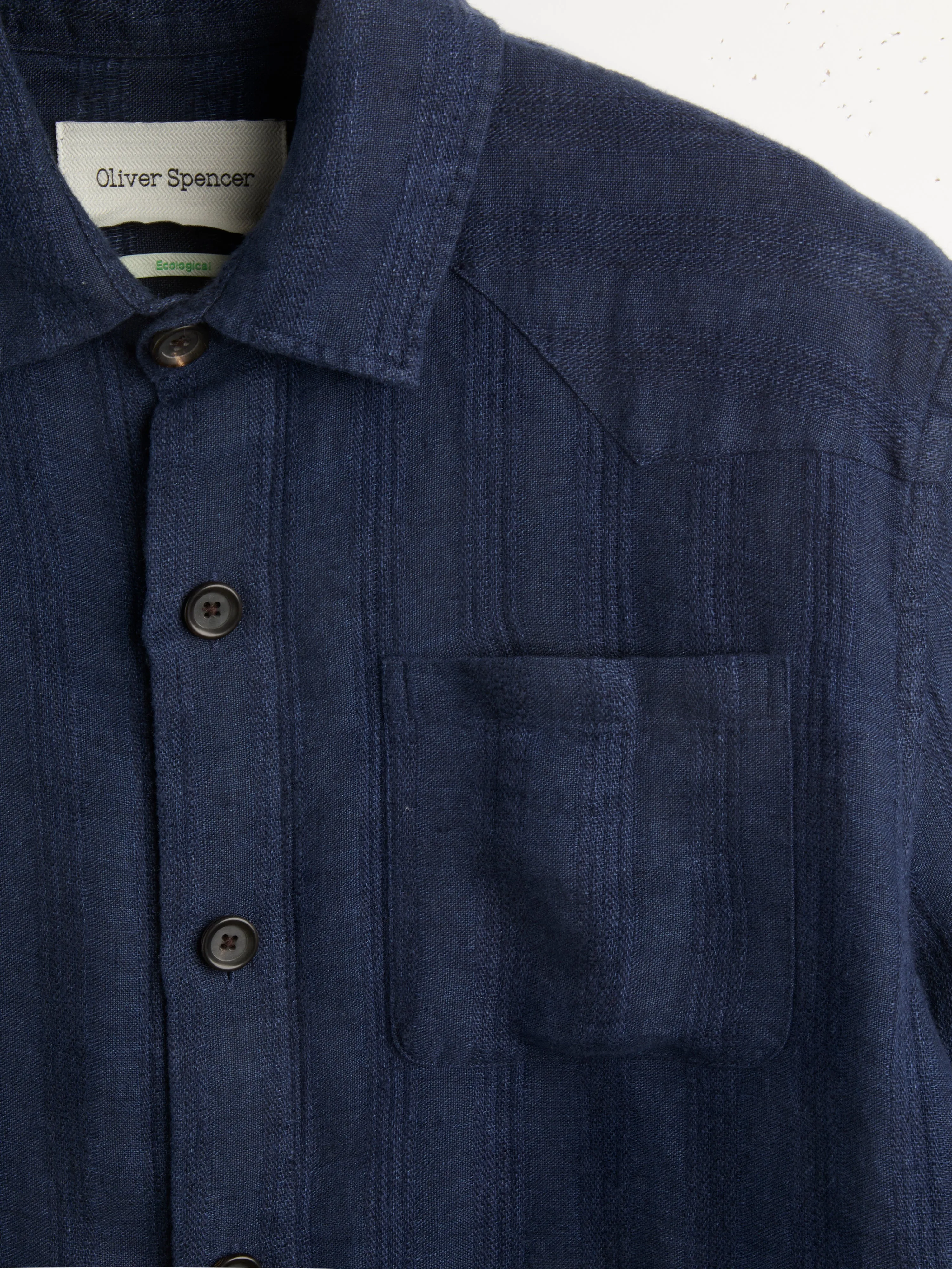 Witley Jacket Arnold Navy sold by Oliver Spencer product image thumbnail 3