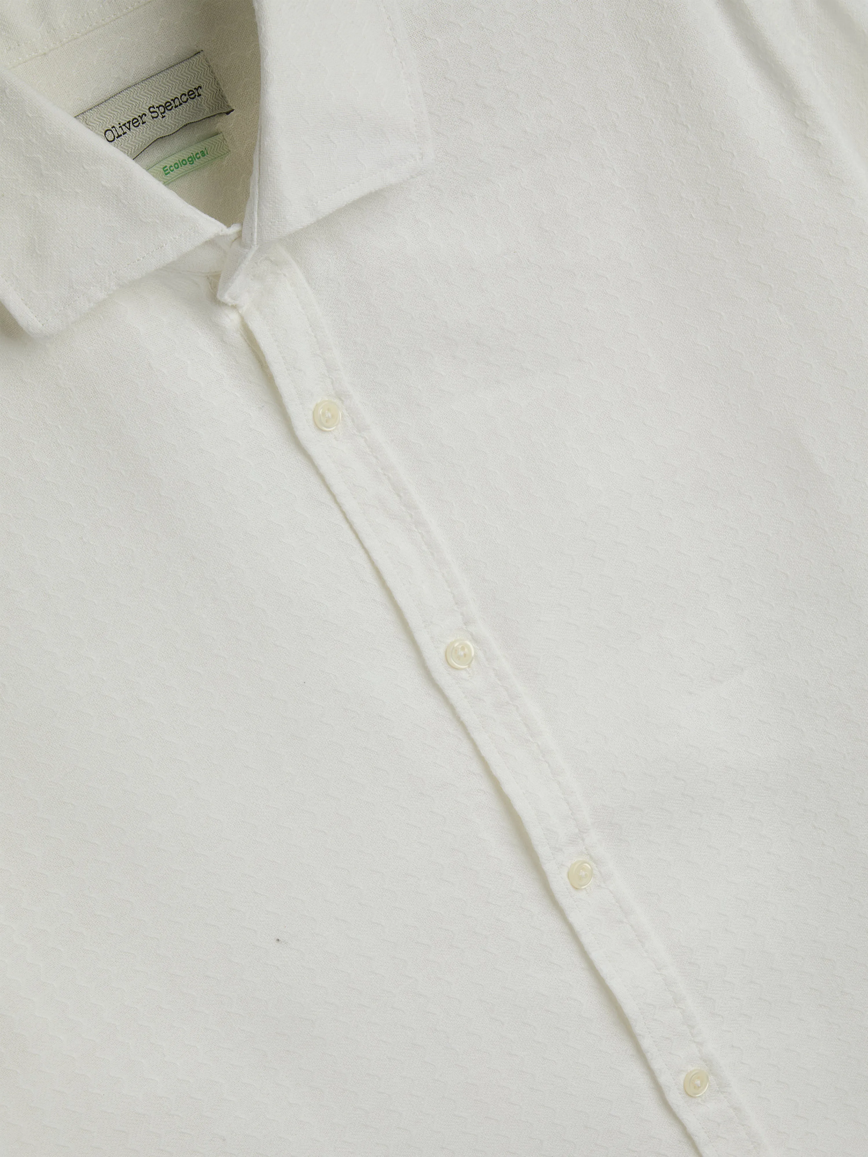Conduit Classic Shirt Lennon Cream sold by Oliver Spencer product image thumbnail 2