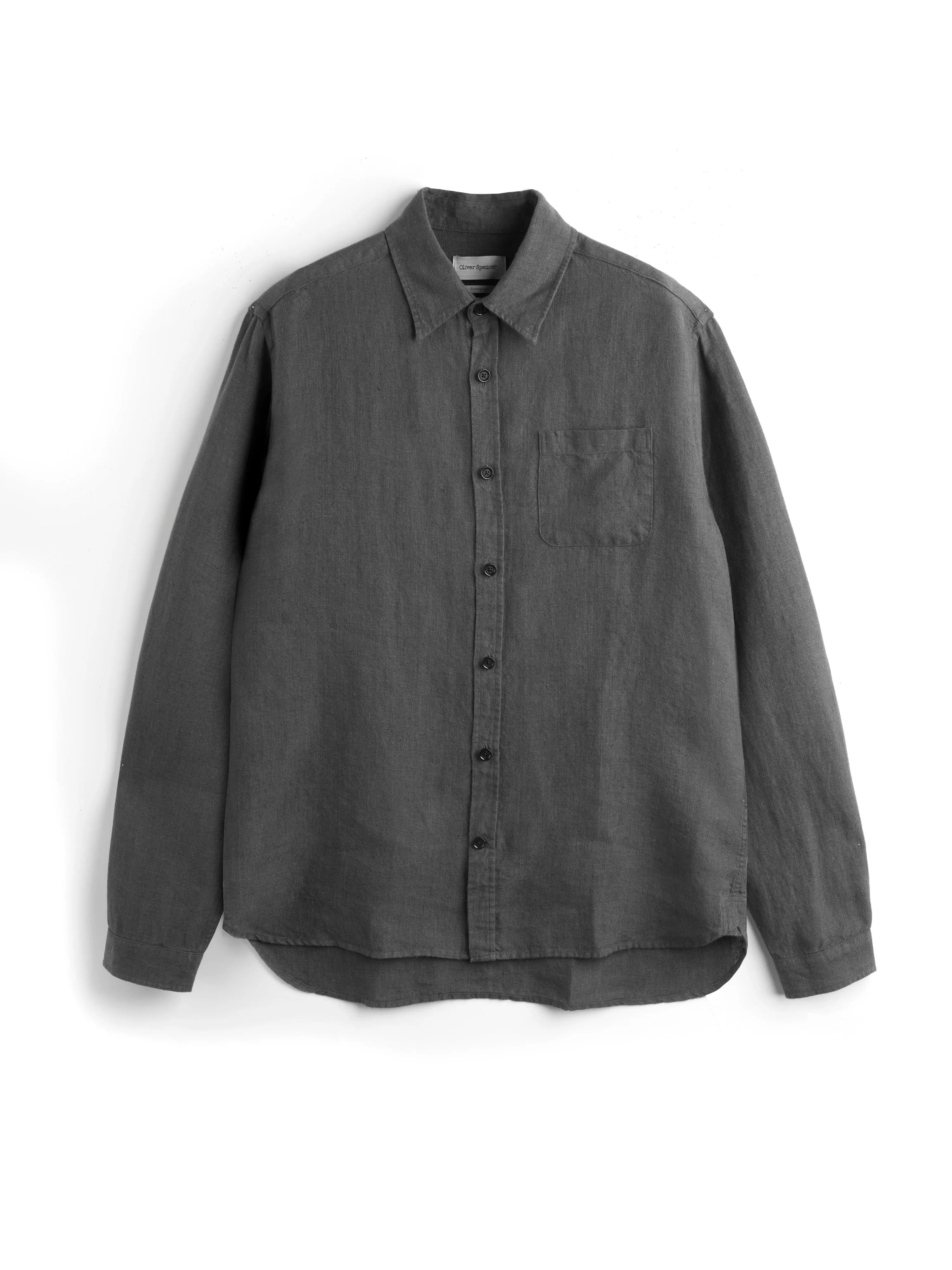 New York Special Shirt Bleeker Gunmetal Grey sold by Oliver Spencer