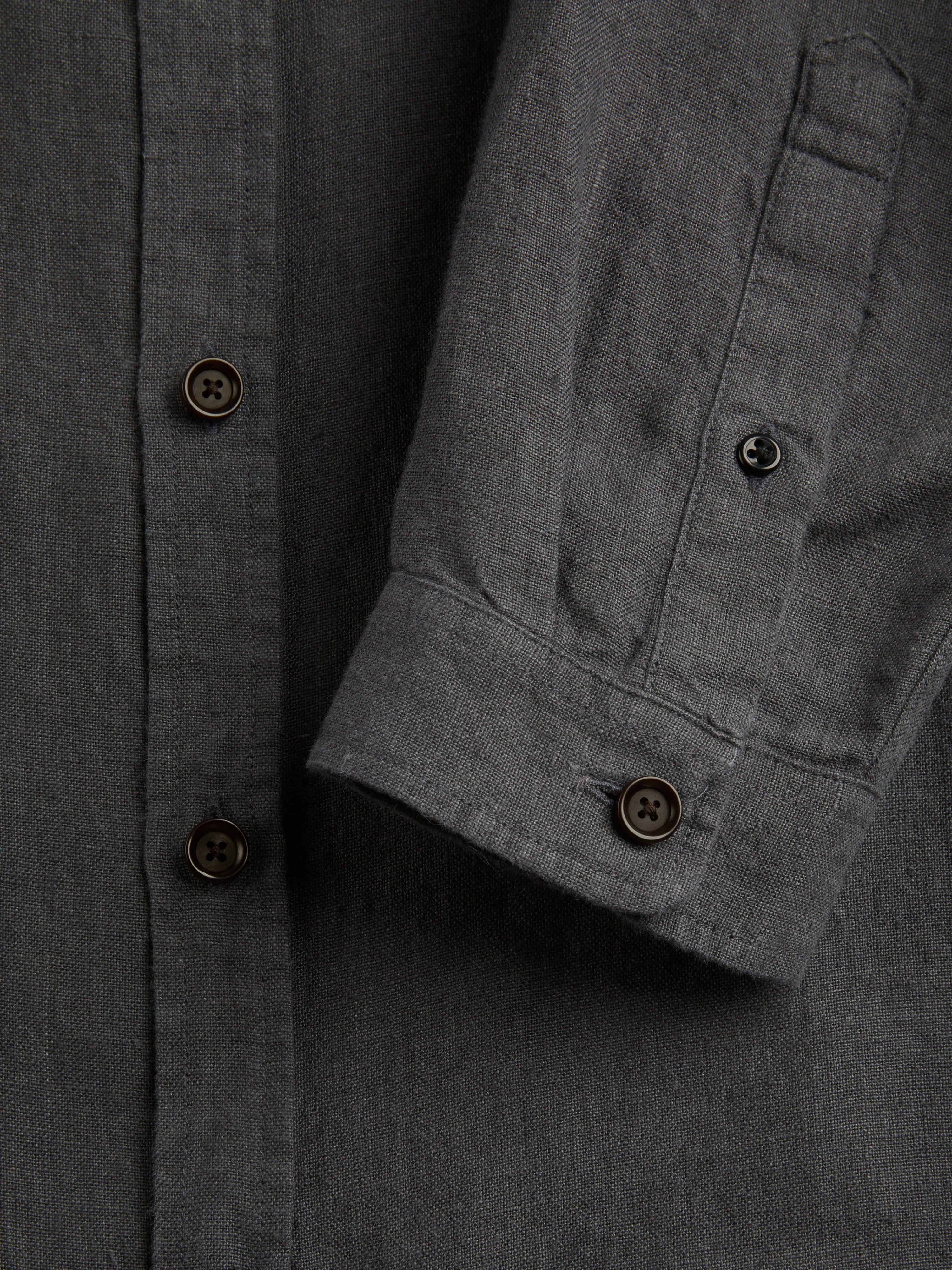New York Special Shirt Bleeker Gunmetal Grey sold by Oliver Spencer product image thumbnail 5