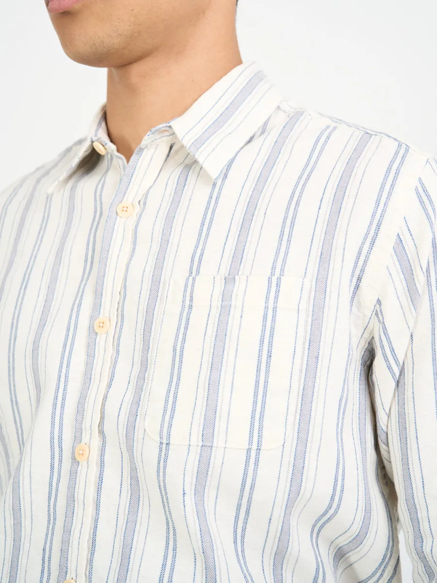 New York Special Shirt Lockwood White/Blue sold by Oliver Spencer product image thumbnail 5