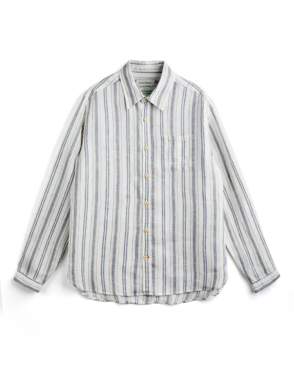 New York Special Shirt Lockwood White/Blue sold by Oliver Spencer