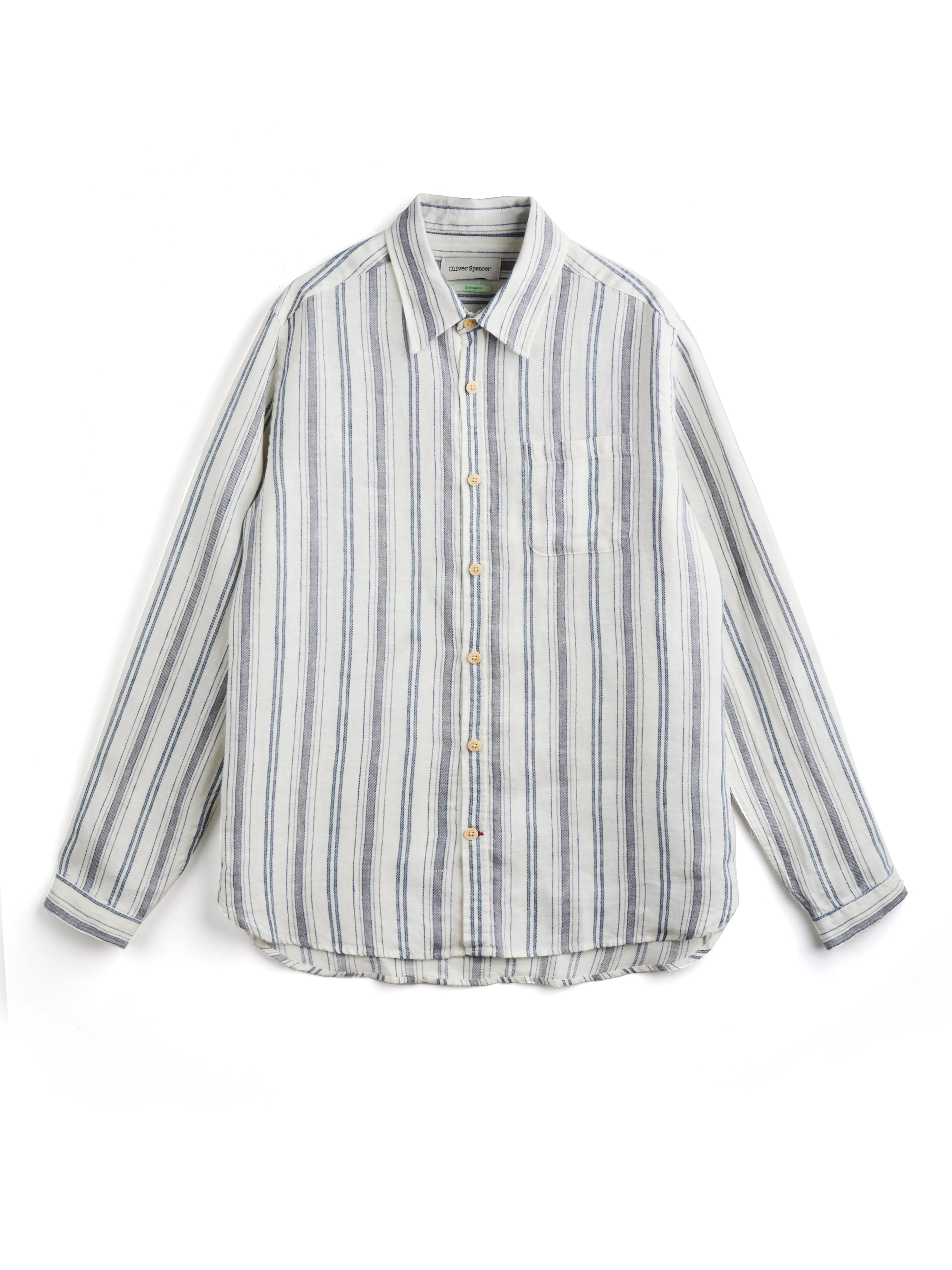 New York Special Shirt Lockwood White/Blue sold by Oliver Spencer