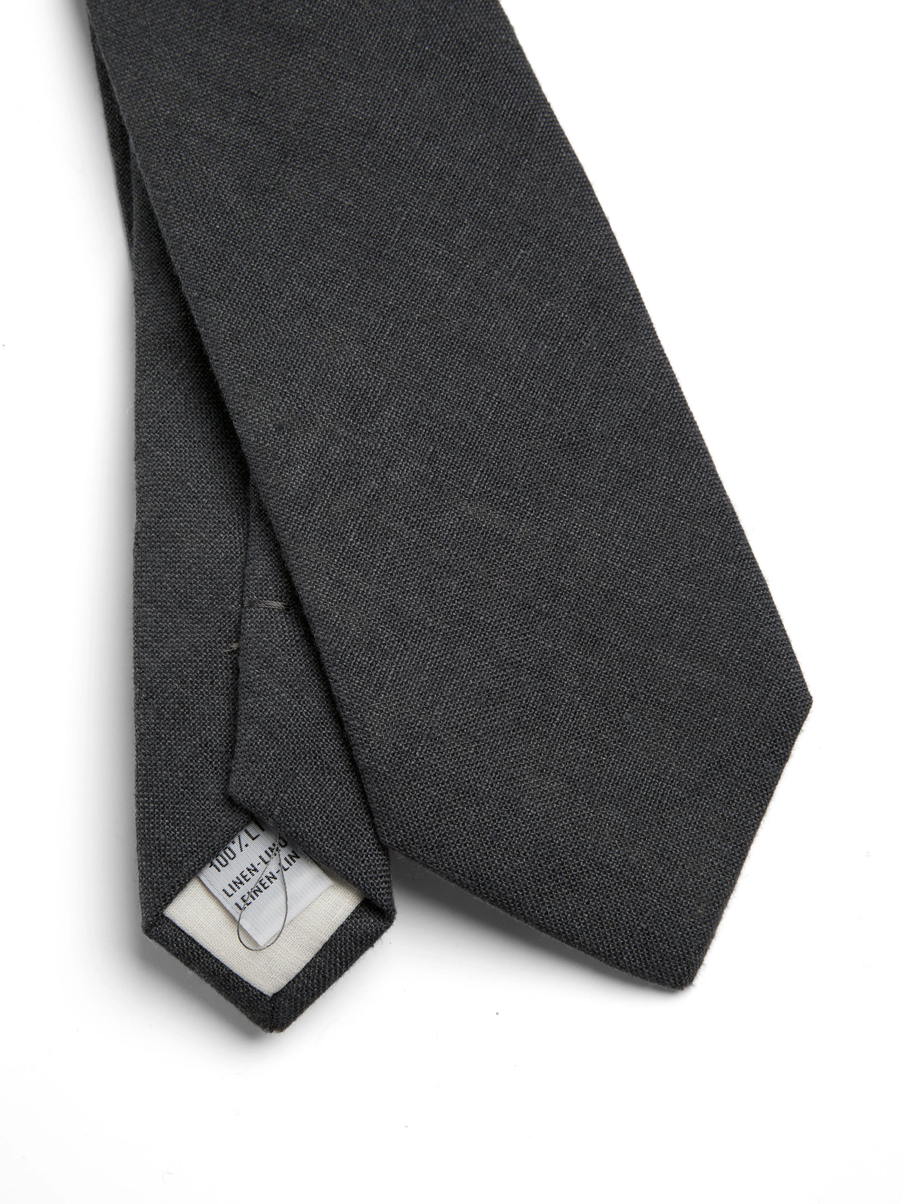 Tie Bleeker Gunmetal Grey sold by Oliver Spencer product image thumbnail 3
