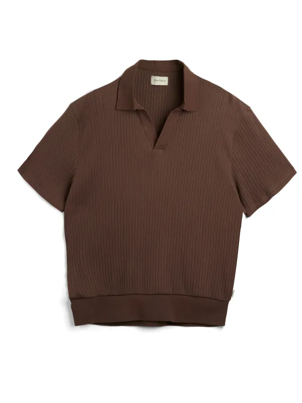 Westcott Polo Shirt Sherwin Brown made by Oliver Spencer