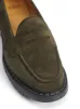 Solovair x Oliver Spencer Penny Loafer Green Suede sold by Oliver Spencer