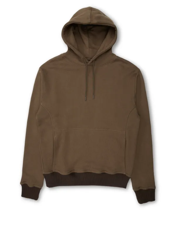 Heavyweight Hoodie Rosebank Khaki sold by Oliver Spencer