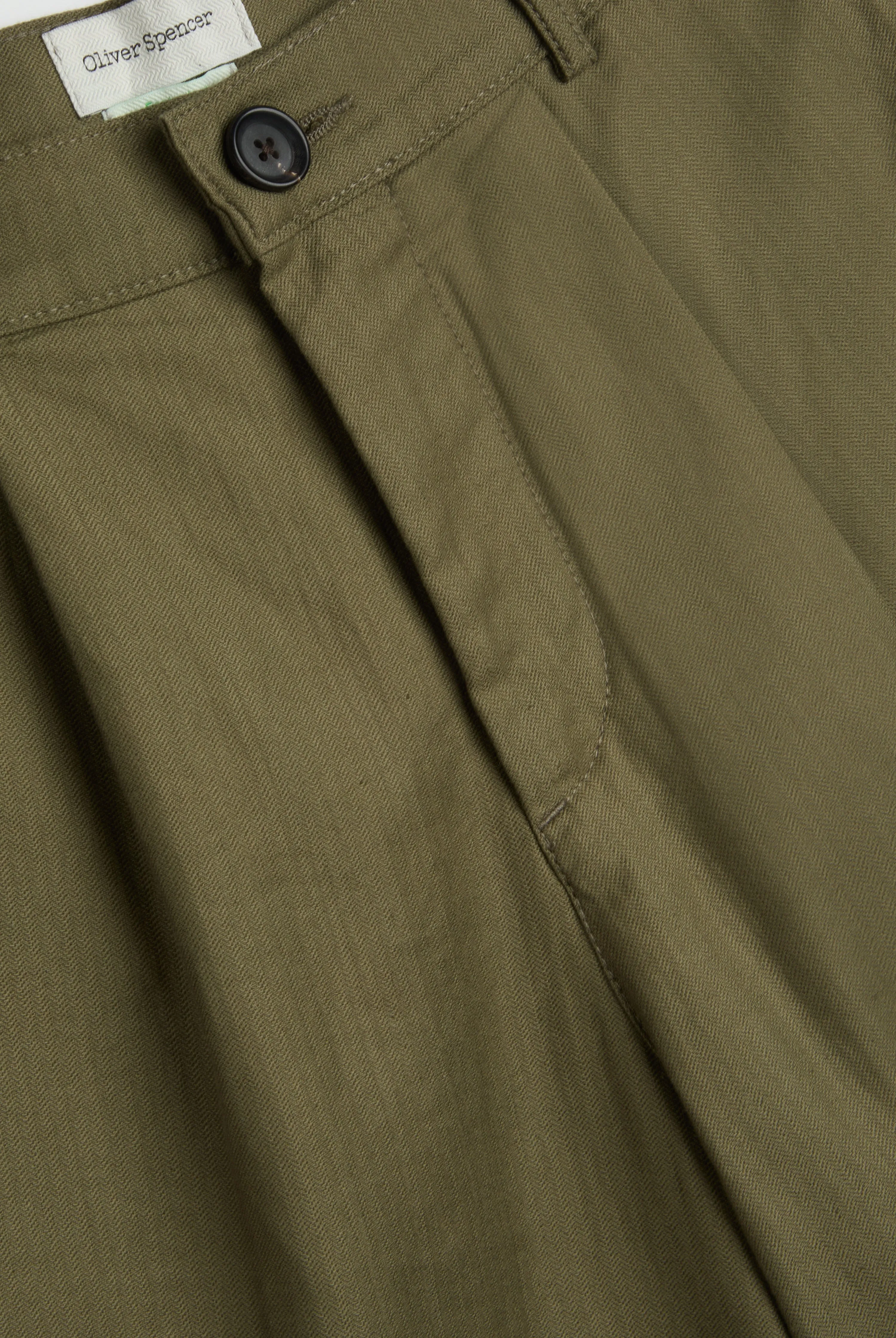 Pleated Shorts Eastman Green sold by Oliver Spencer product image thumbnail 4