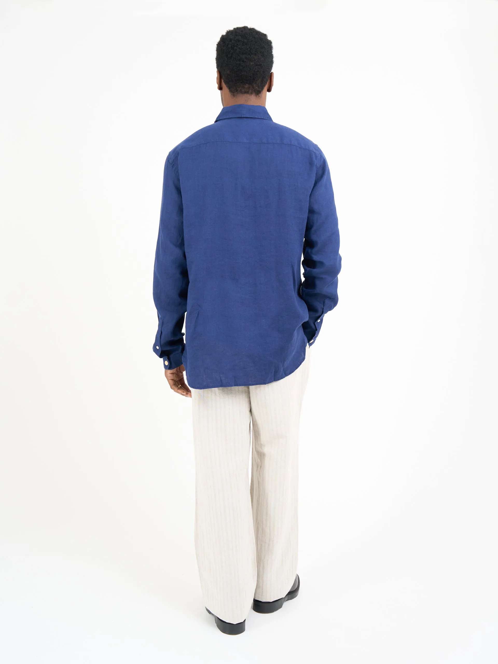 New York Special Shirt Bridford Navy sold by Oliver Spencer product image thumbnail 4