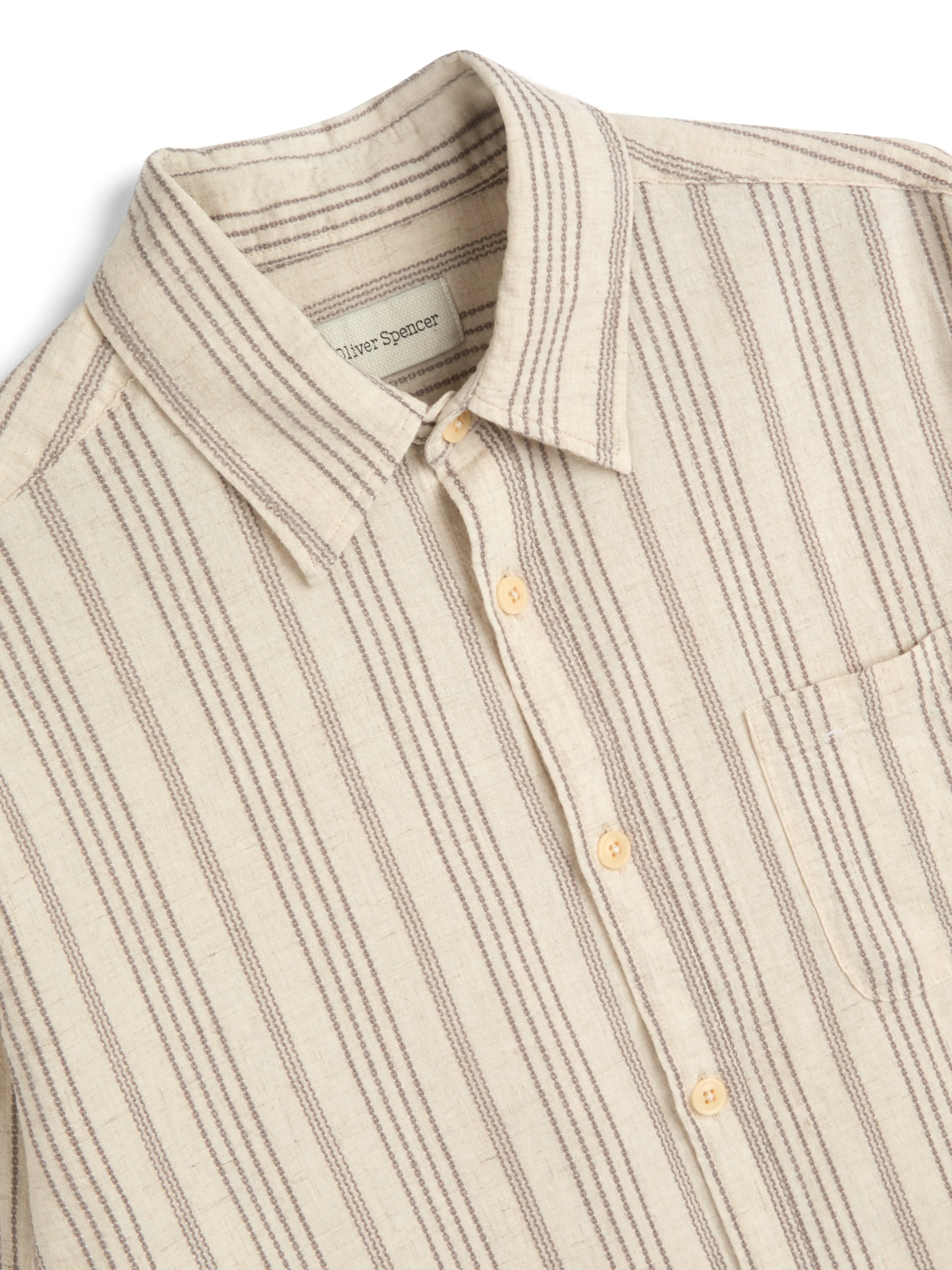 New York Special Shirt Pickman Sand sold by Oliver Spencer product image thumbnail 5