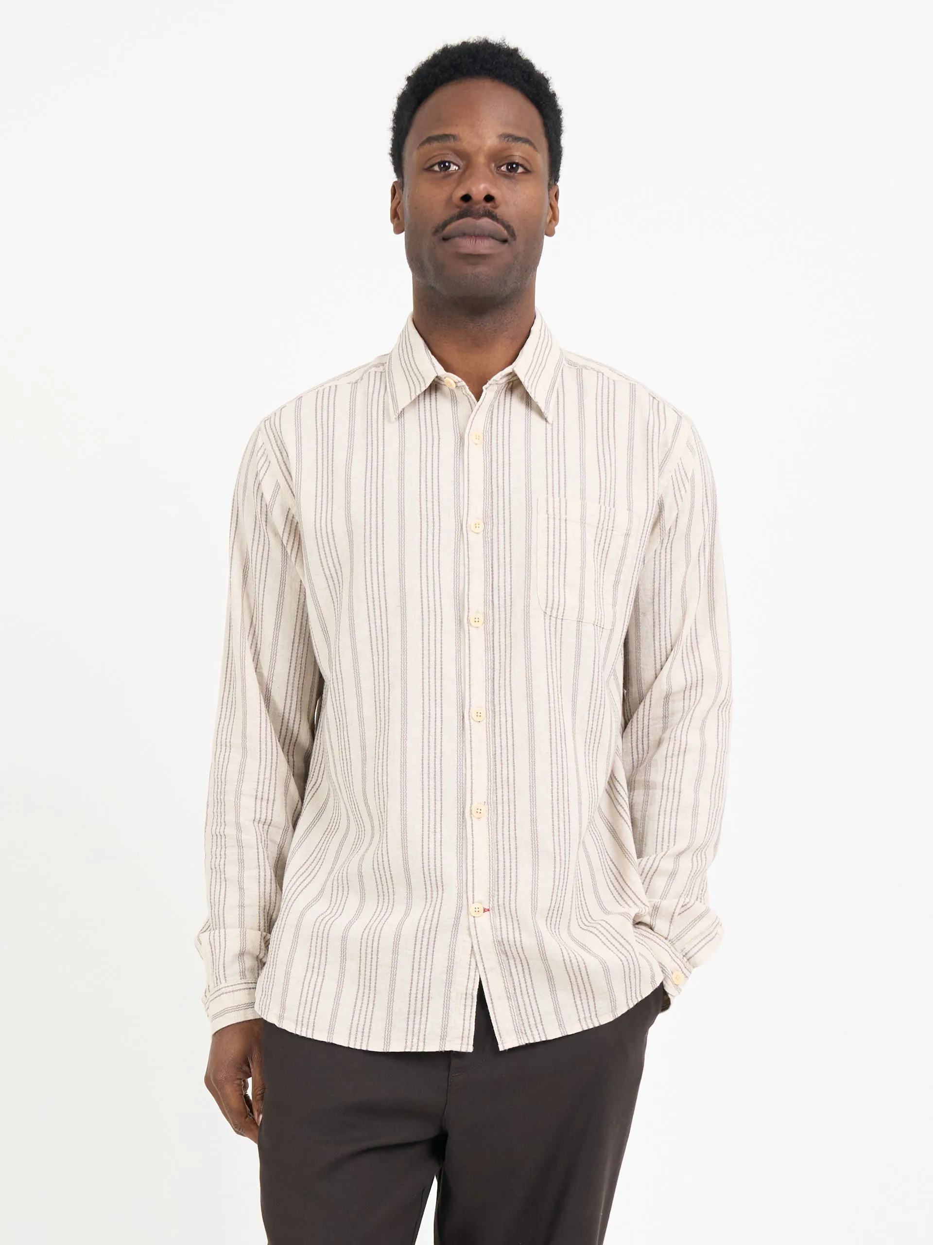 New York Special Shirt Pickman Sand sold by Oliver Spencer product image thumbnail 4
