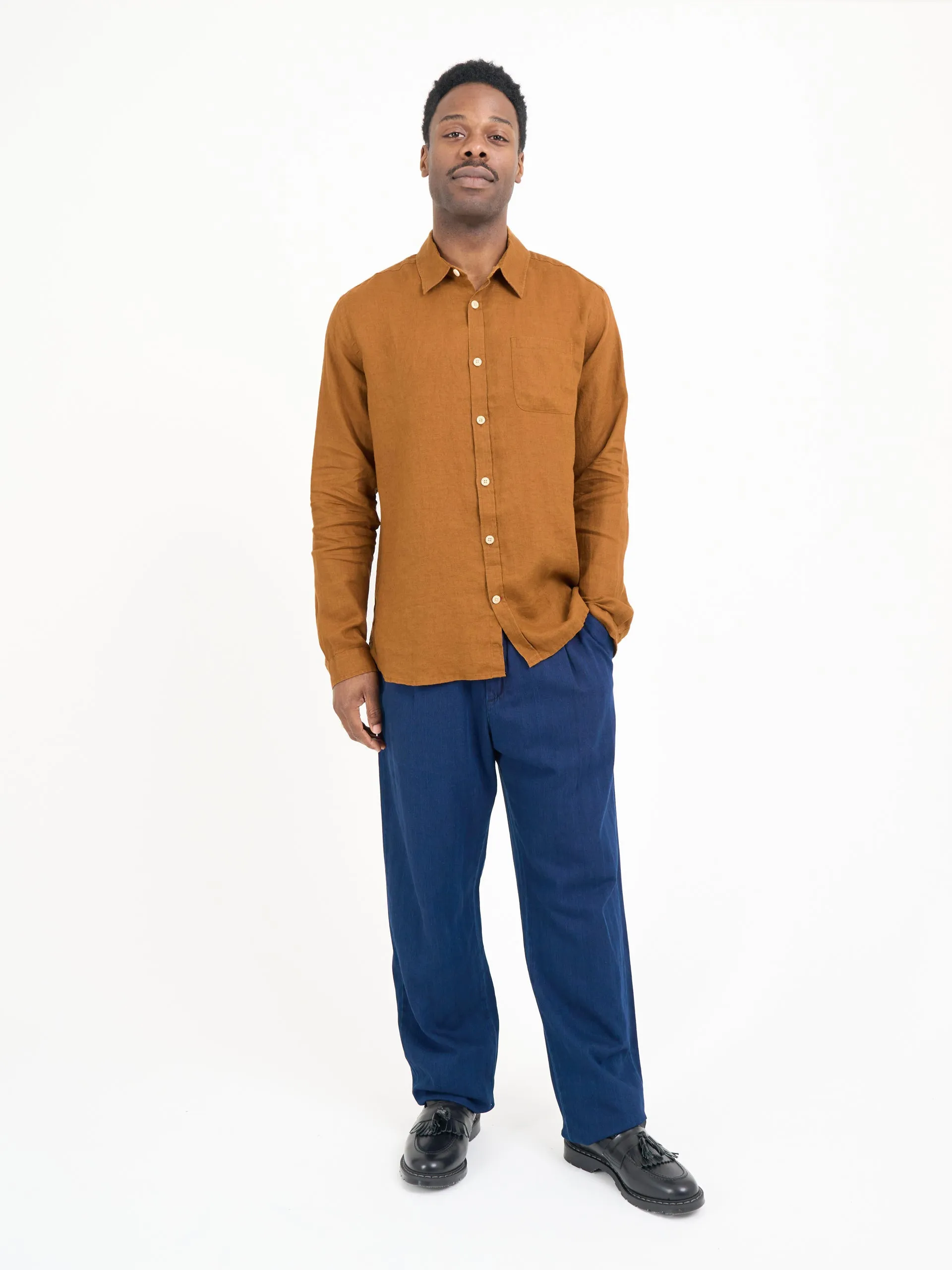 New York Special Shirt Bridford Orange sold by Oliver Spencer product image thumbnail 2
