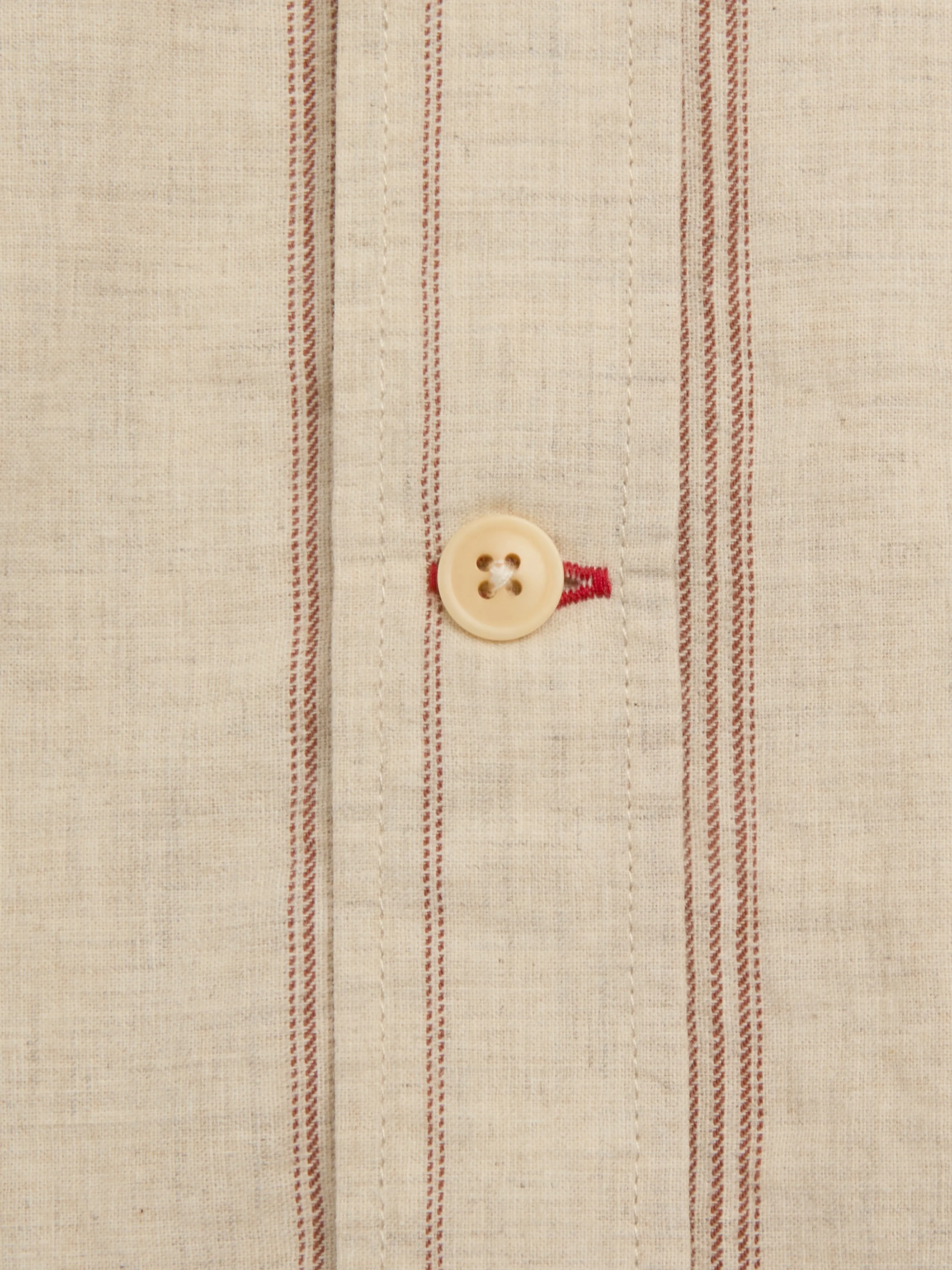 Atlanta Long Sleeve Shirt Clemence Sand/Rust sold by Oliver Spencer product image thumbnail 5