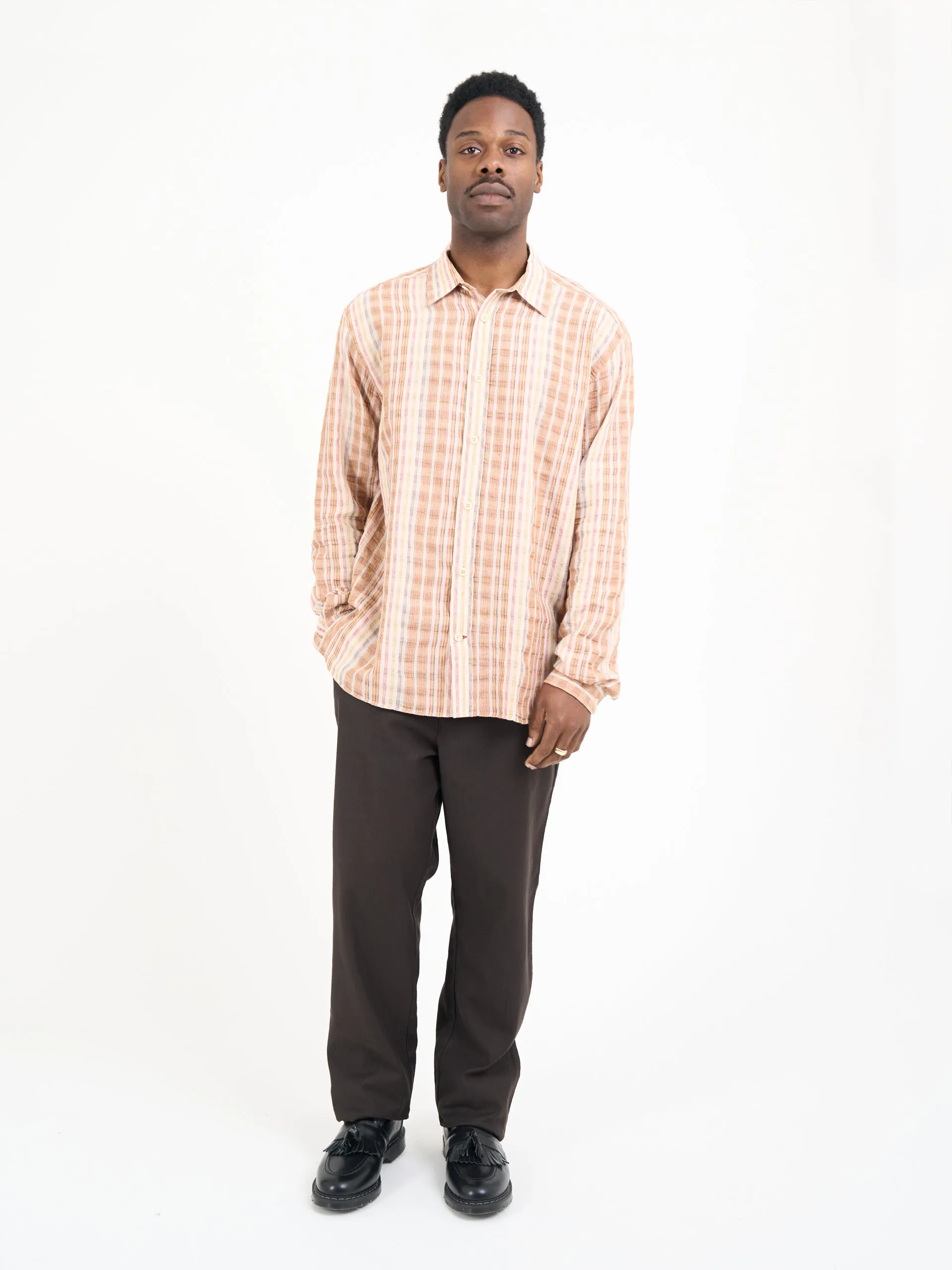 Atlanta Long Sleeve Shirt Brightwell Multi sold by Oliver Spencer product image thumbnail 2