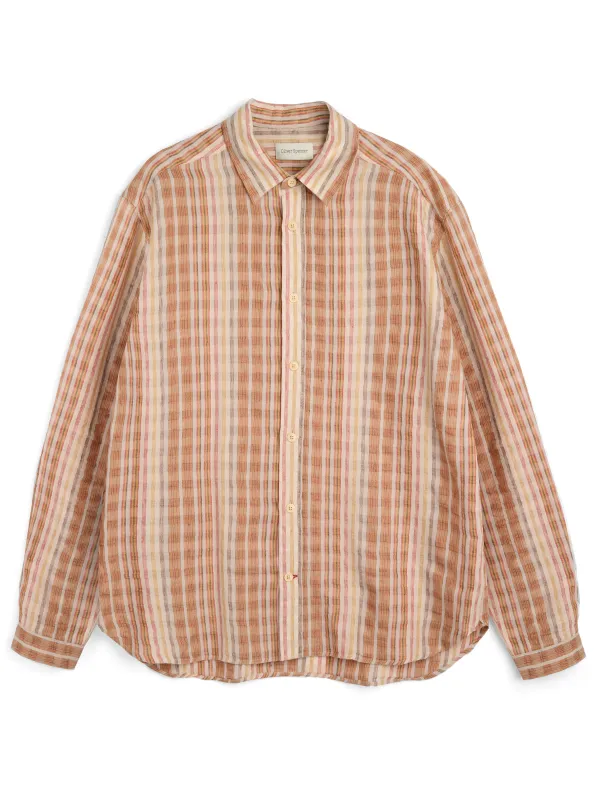 Atlanta Long Sleeve Shirt Brightwell Multi sold by Oliver Spencer