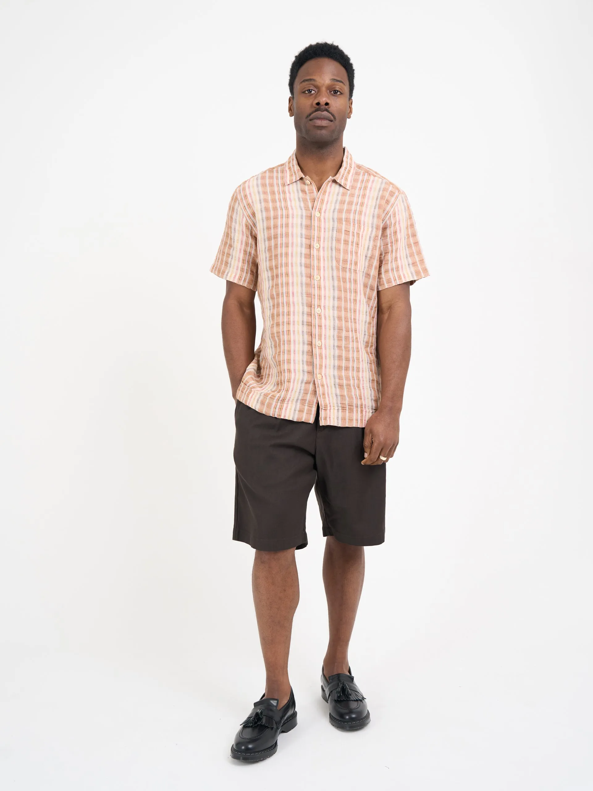 Riviera Short Sleeve Shirt Brightwell Multi sold by Oliver Spencer product image thumbnail 2