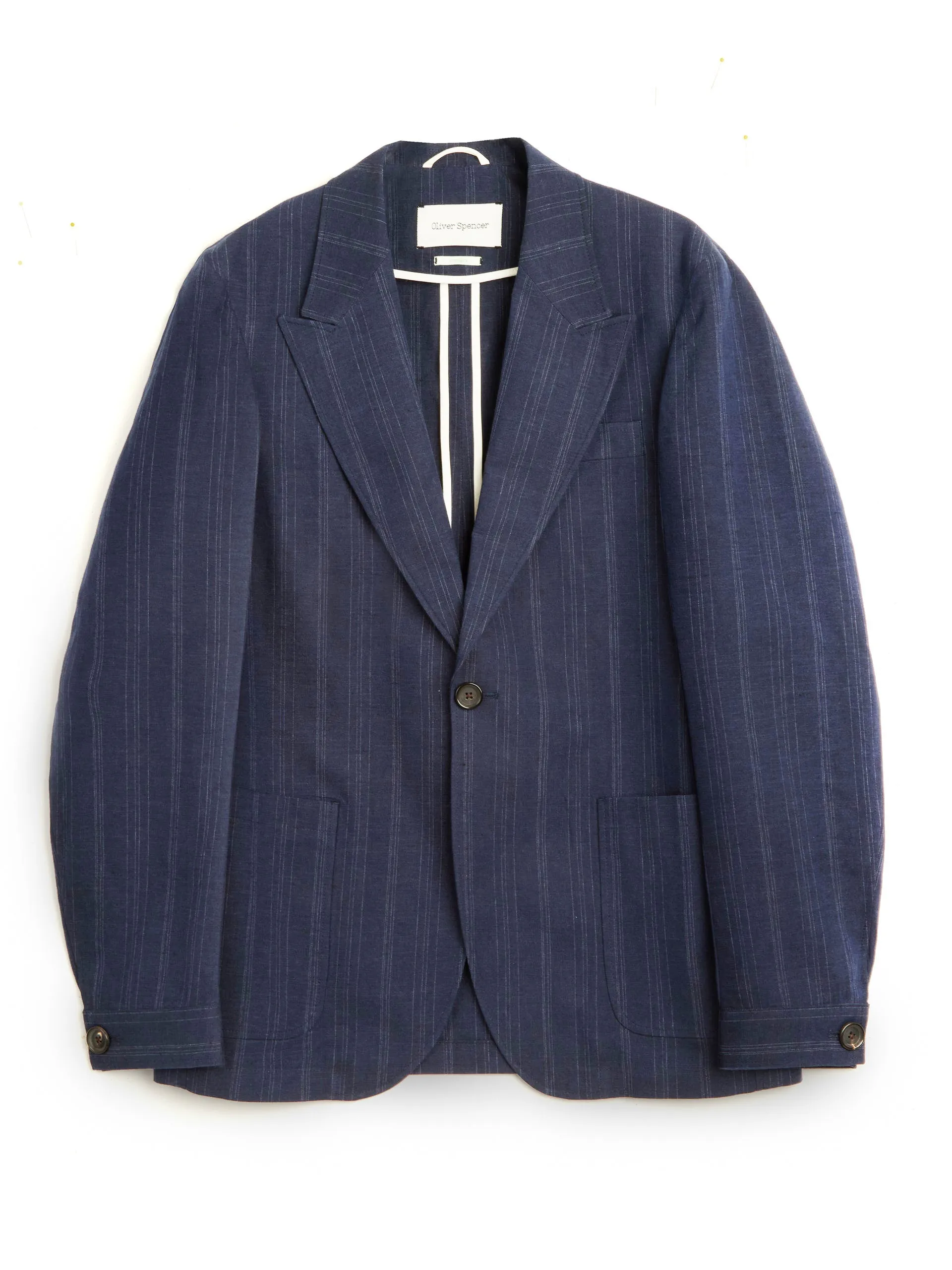 Laurel Jacket Evans Blue sold by Oliver Spencer