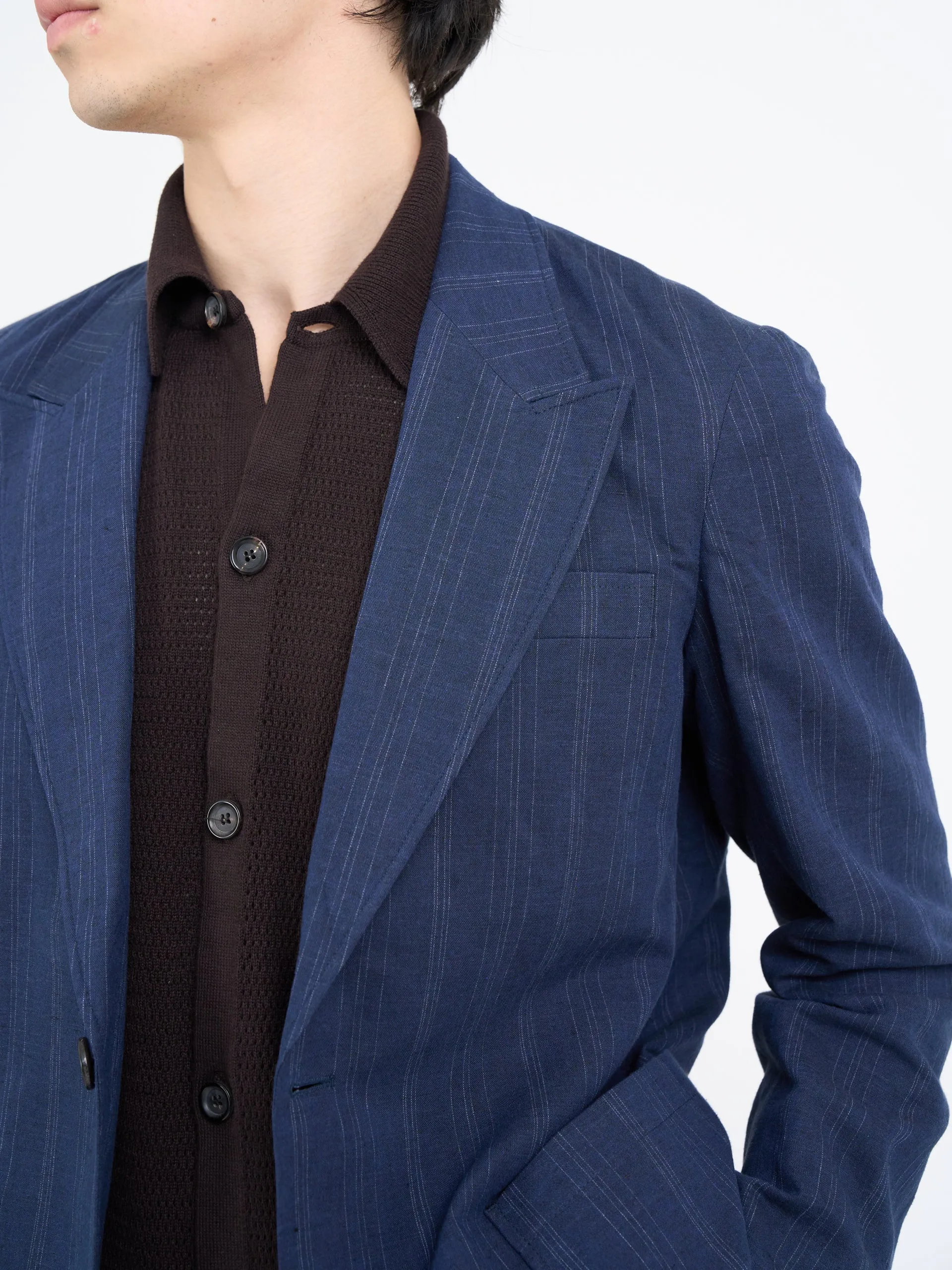 Laurel Jacket Evans Blue sold by Oliver Spencer product image thumbnail 4