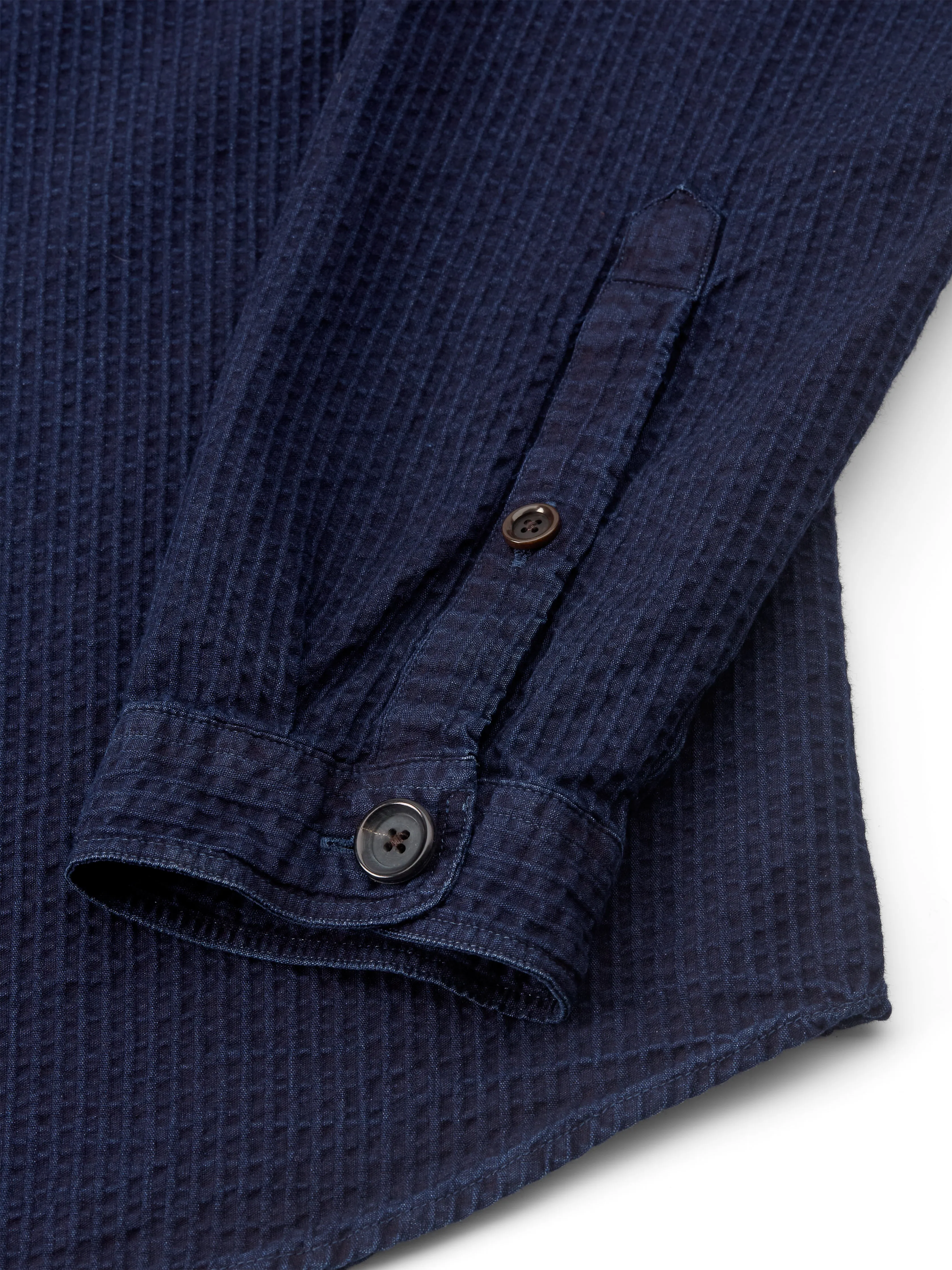 Treviscoe Shirt Waterford Indigo sold by Oliver Spencer product image thumbnail 4