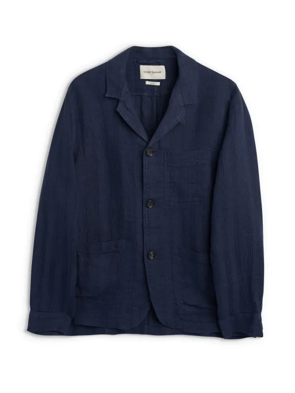 Bradwell Jacket Arnold Navy sold by Oliver Spencer