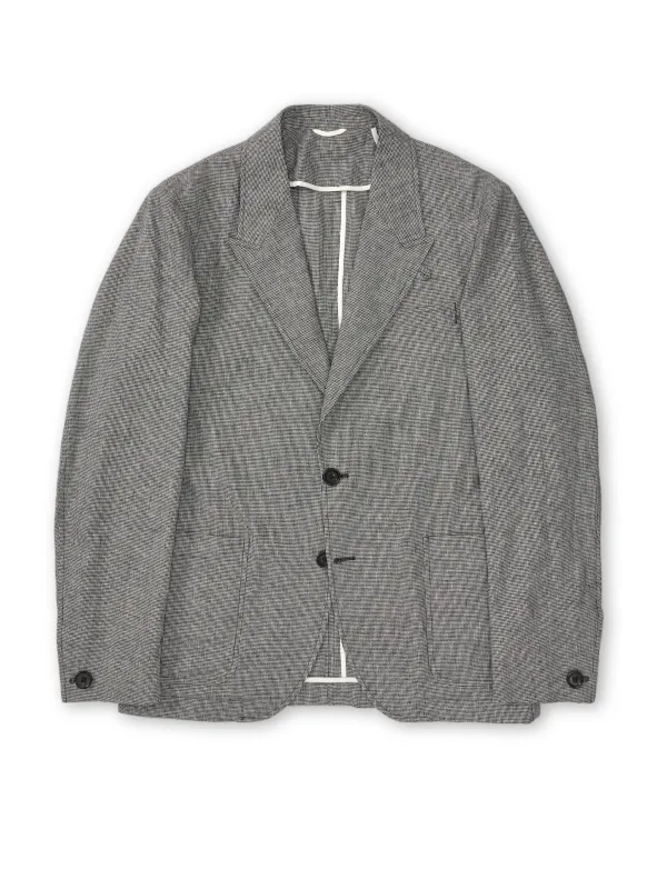 Mansfield Jacket Rackfield Black/White sold by Oliver Spencer