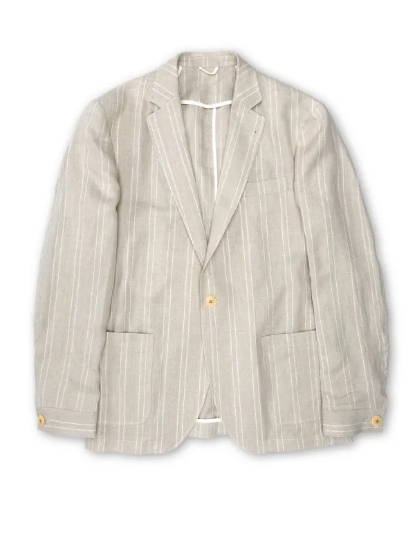Theobald Jacket Middelboe Sand sold by Oliver Spencer